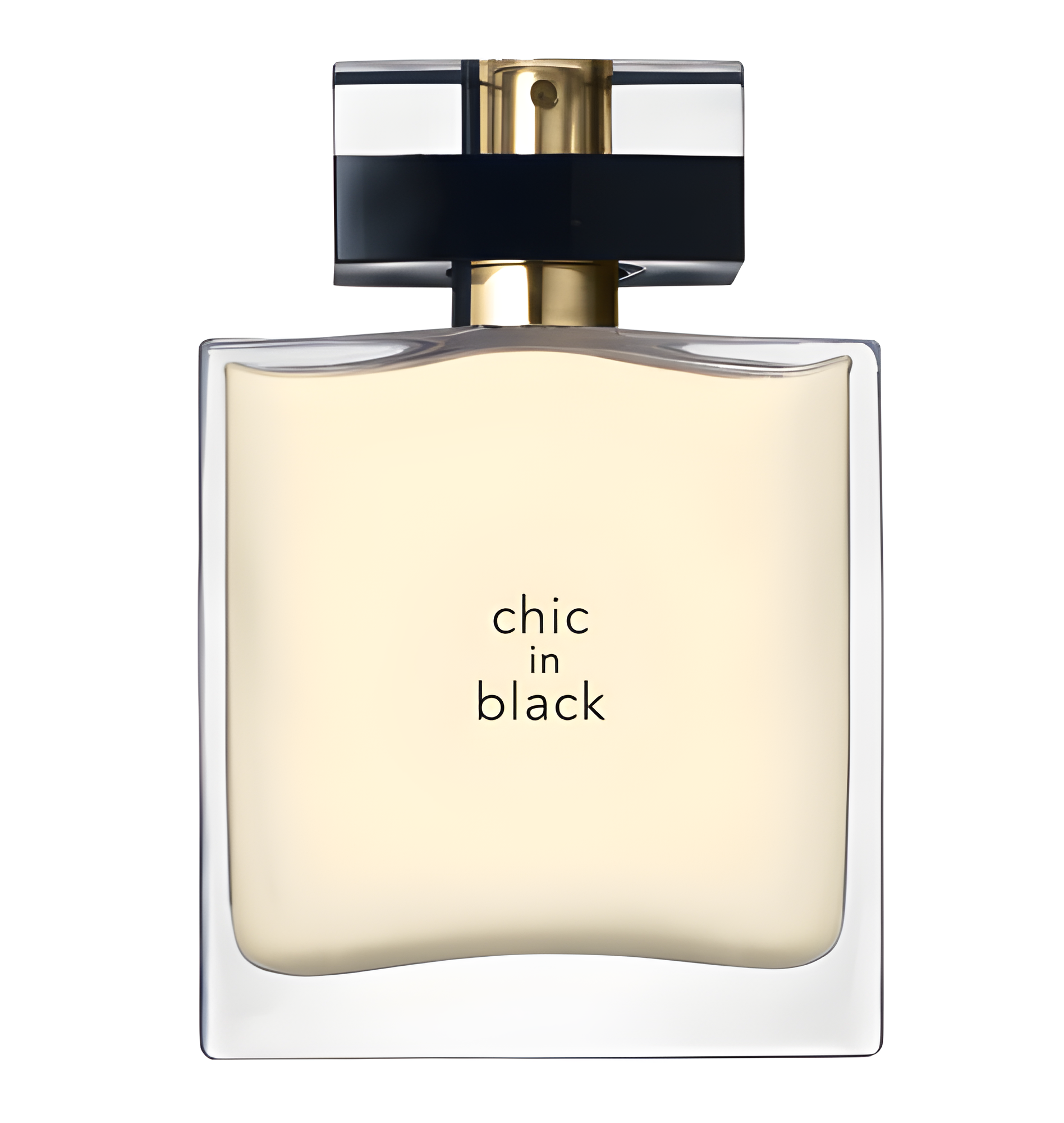 Chic in Black by Avon perfume bottle