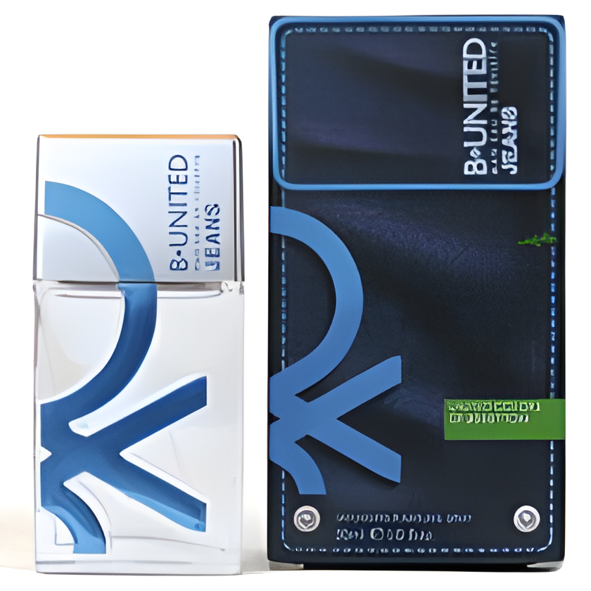 B. United Jeans Man by Benetton perfume bottle