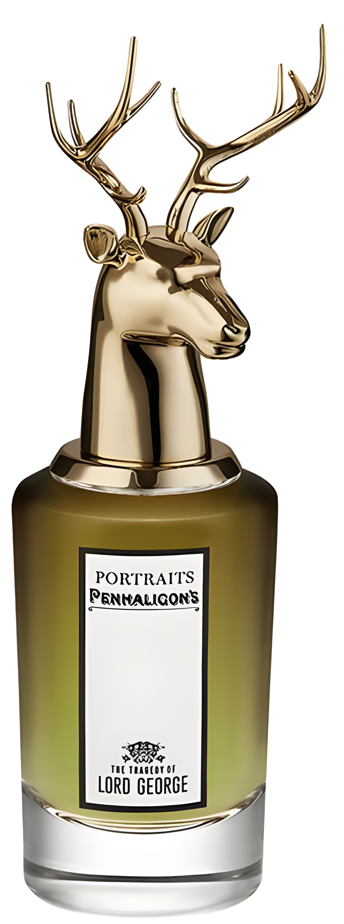 The Tragedy of Lord George by Penhaligon's perfume bottle