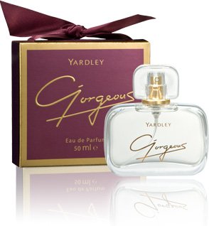 Gorgeous by Yardley perfume bottle