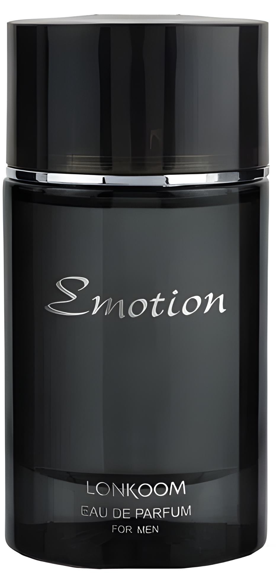 Emotion Black for Men by Lonkoom Parfum perfume bottle