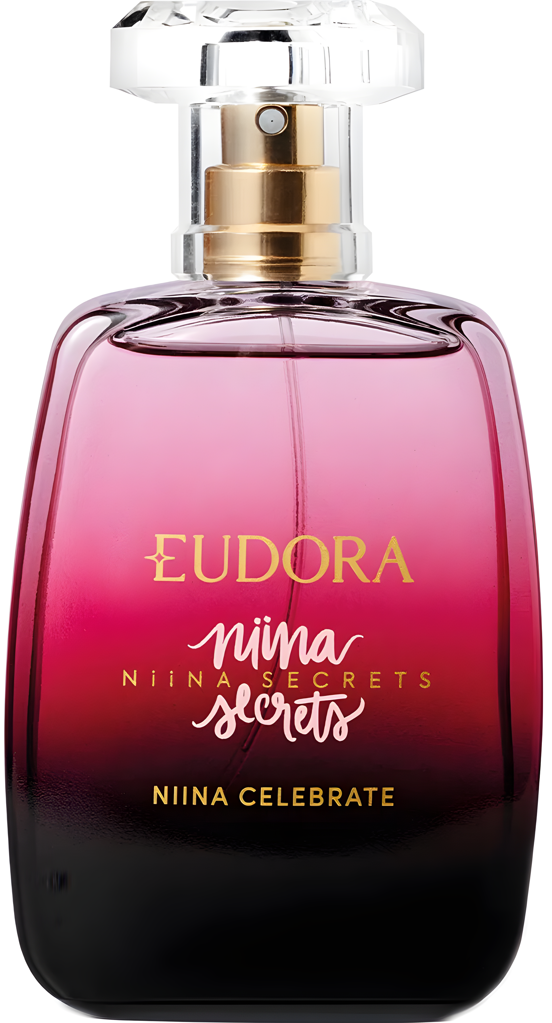 Niina Secrets Celebrate by Eudora perfume bottle