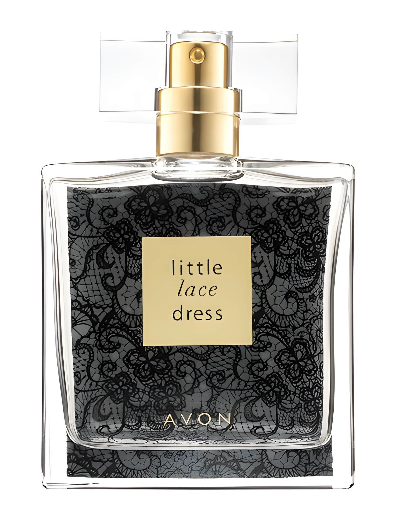 Little Lace Dress by Avon perfume bottle