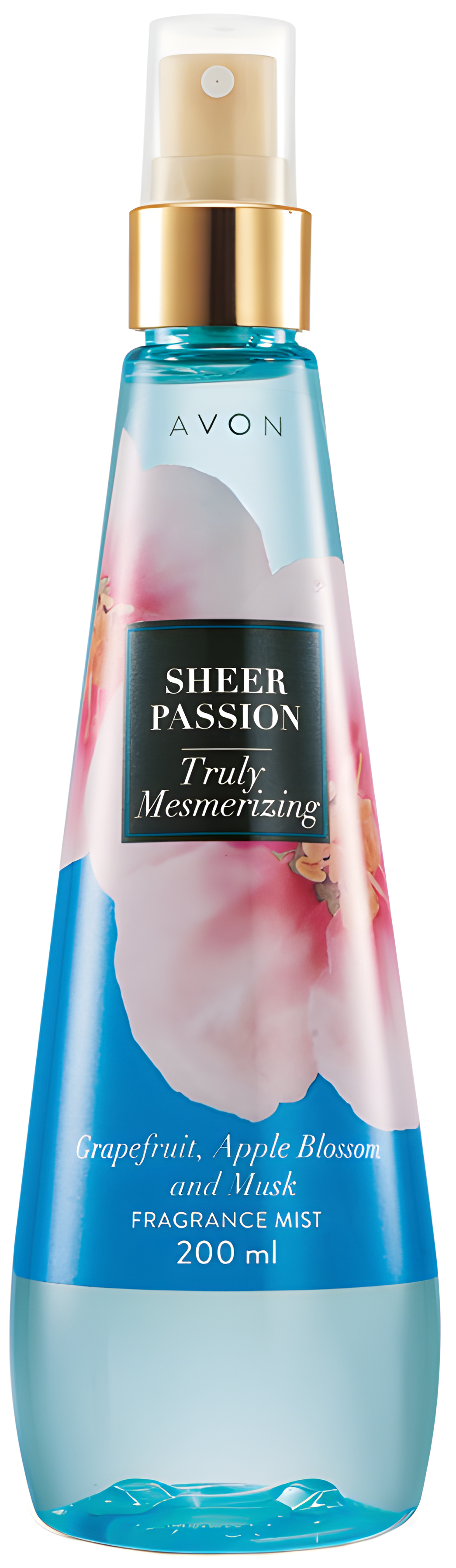 Sheer Passion Truly Mesmerizing by Avon perfume bottle