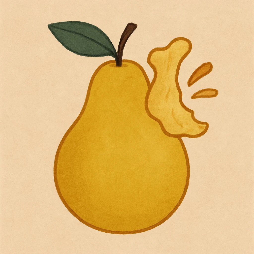 Picture of Crispy Pear note