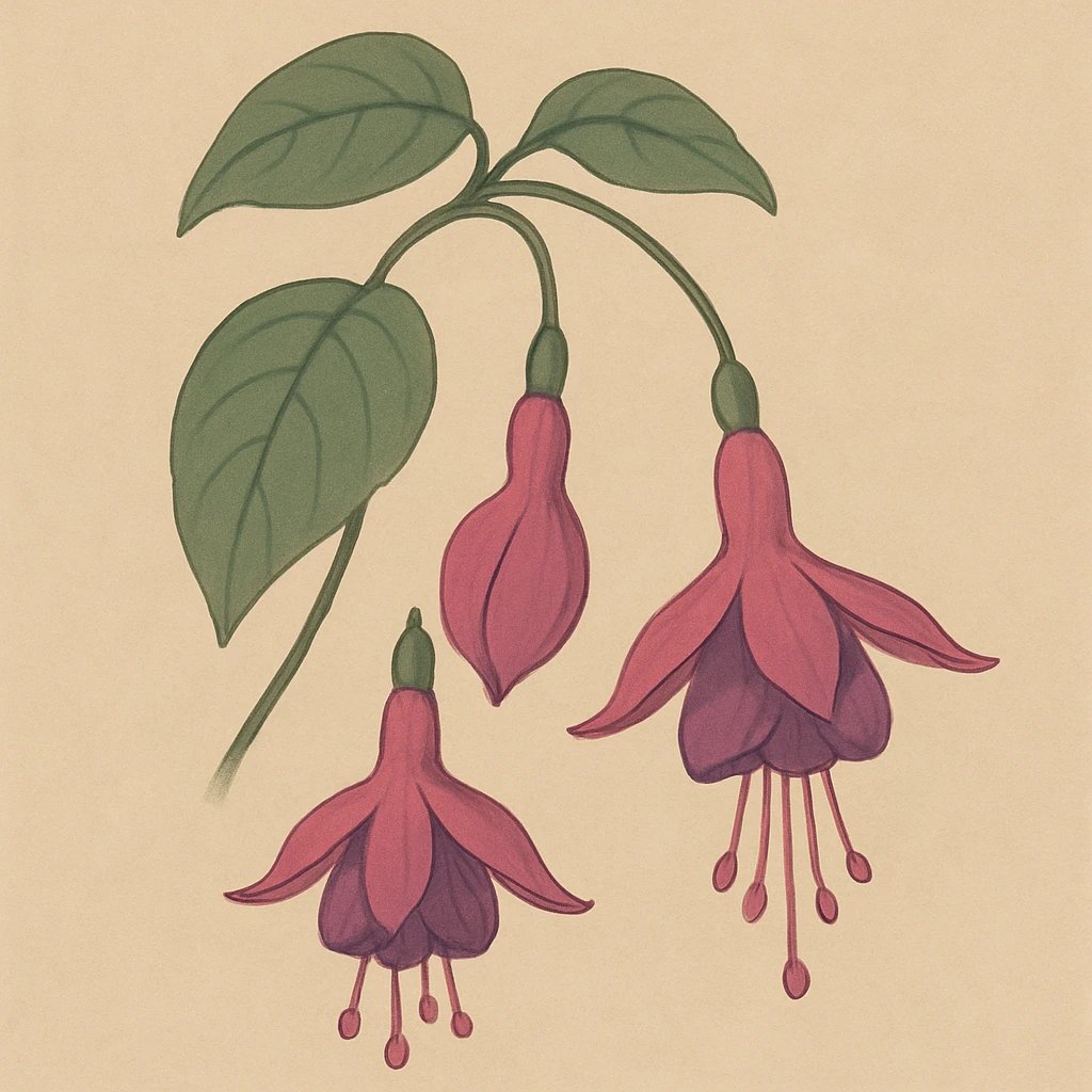 Picture of Fuchsia note