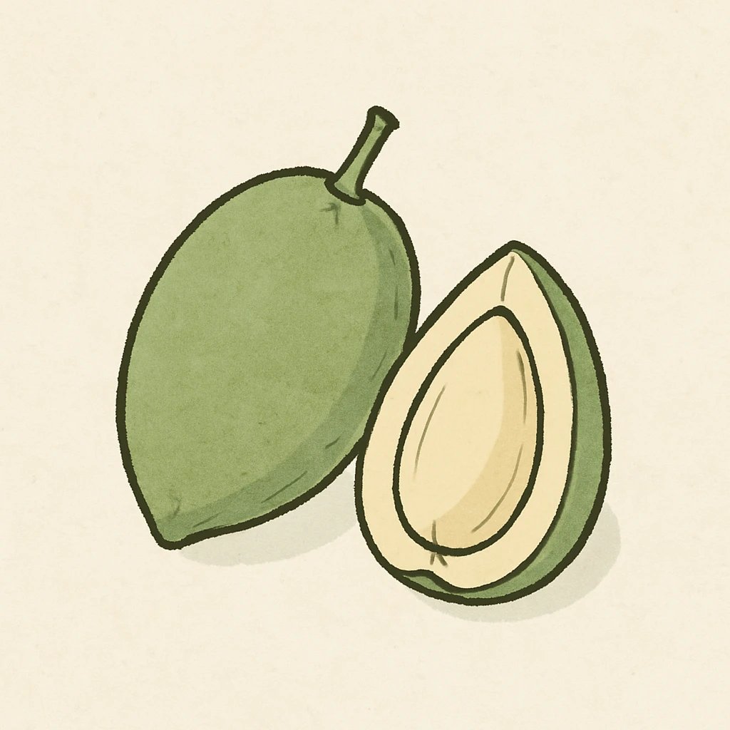 Picture of Green Almond note