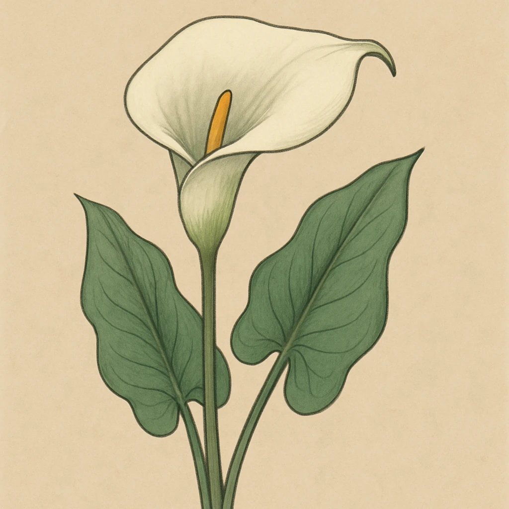 Picture of Arum Lily note