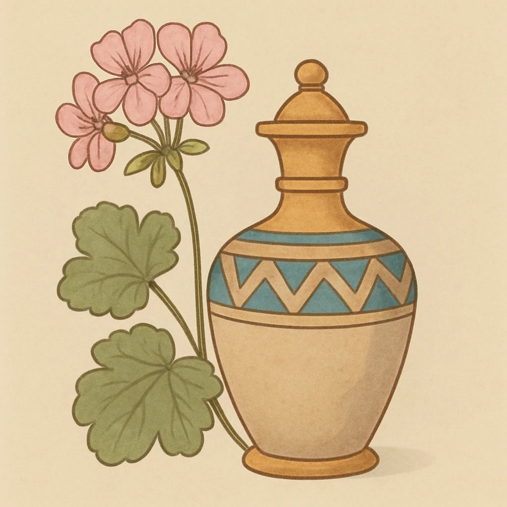 Picture of Egyptian Geranium note