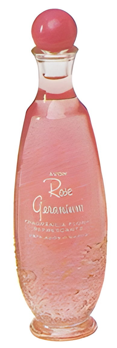 Refrescantes Rose Geranium by Avon perfume bottle