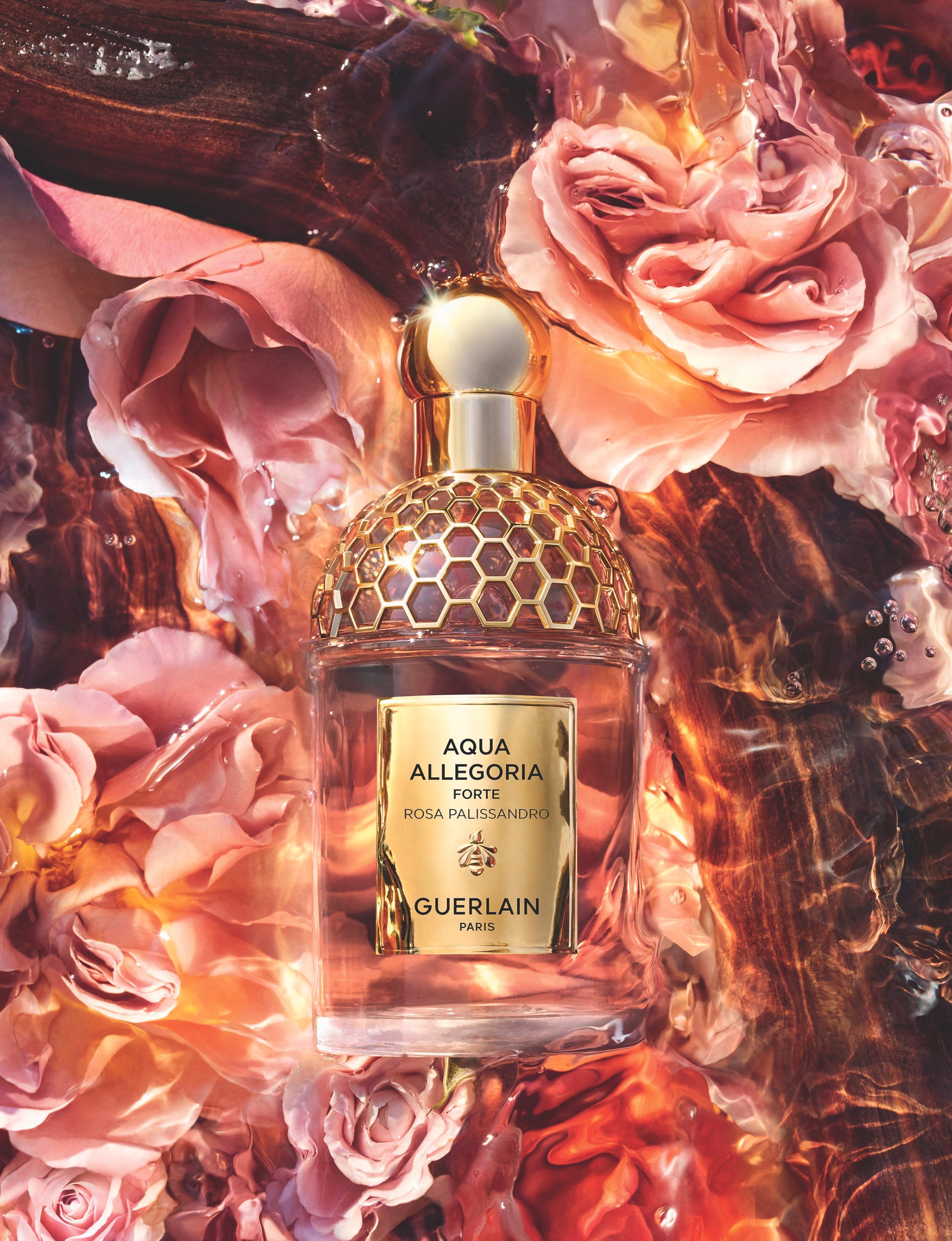 Aqua Allegoria Forte Rosa Palissandro by Guerlain perfume bottle