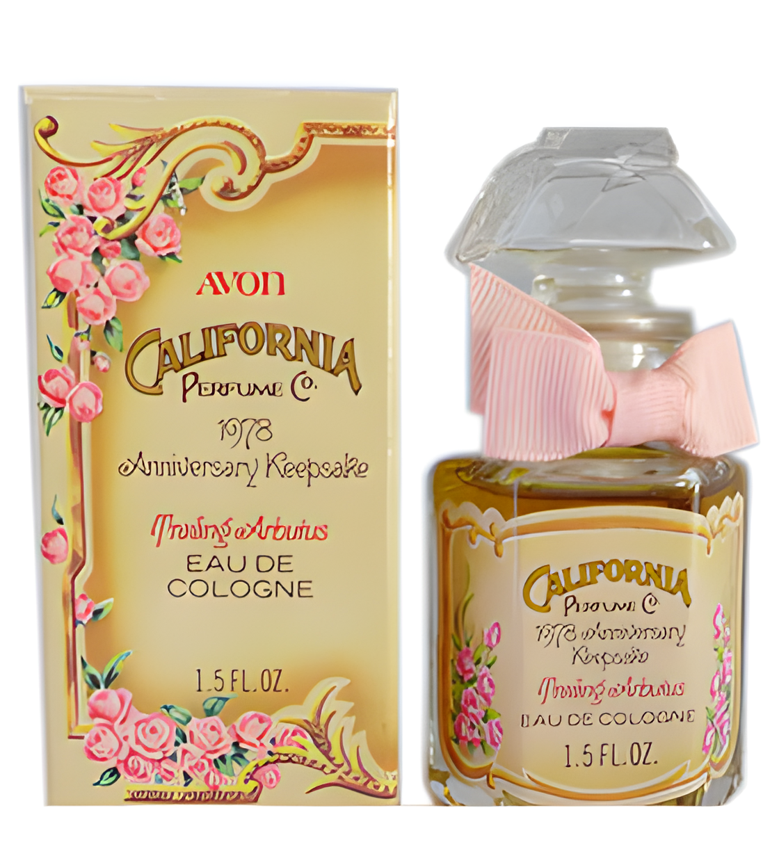 Trailing Arbutus by Avon perfume bottle