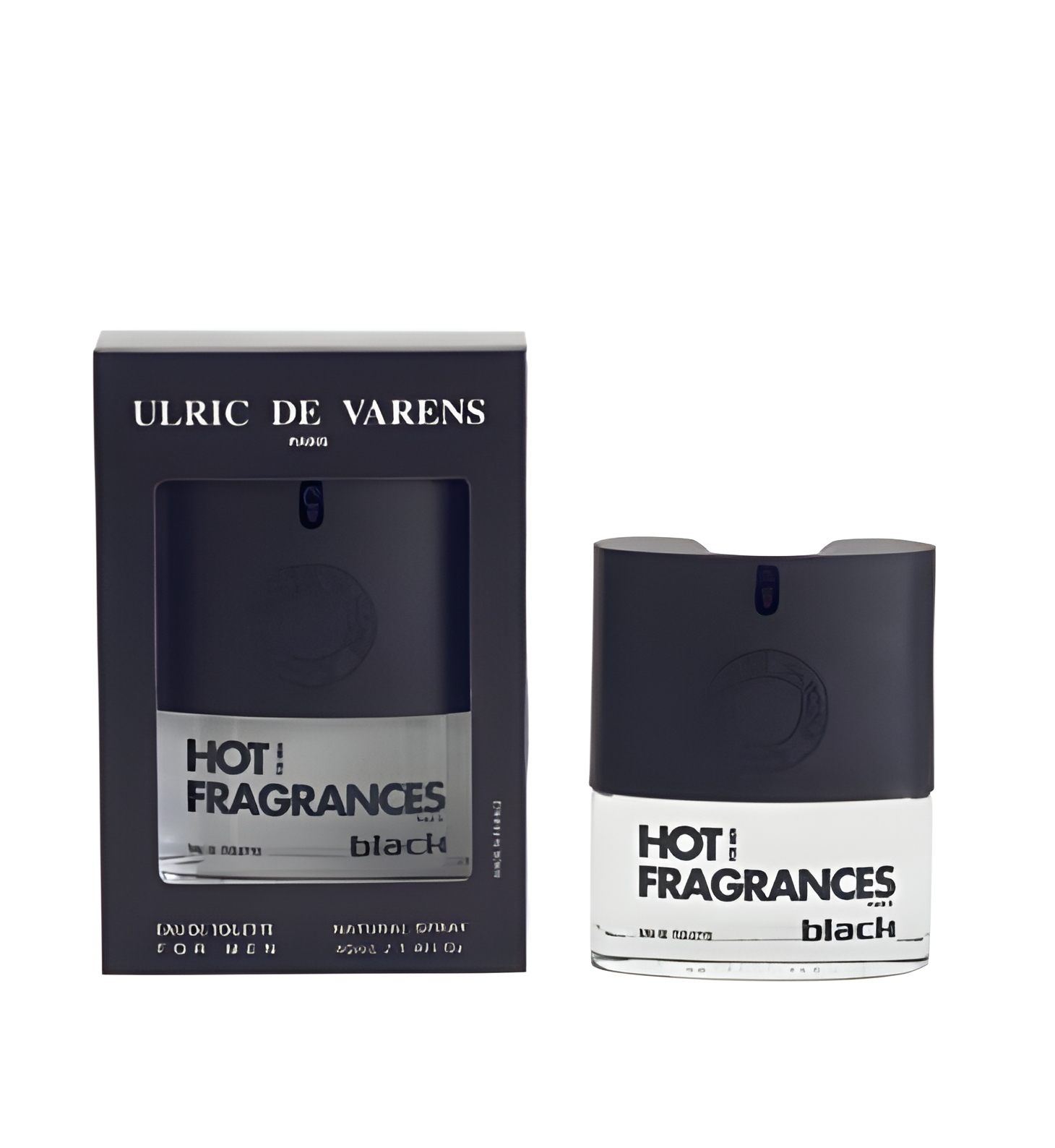 Hot! Fragrances Black by Ulric de Varens perfume bottle
