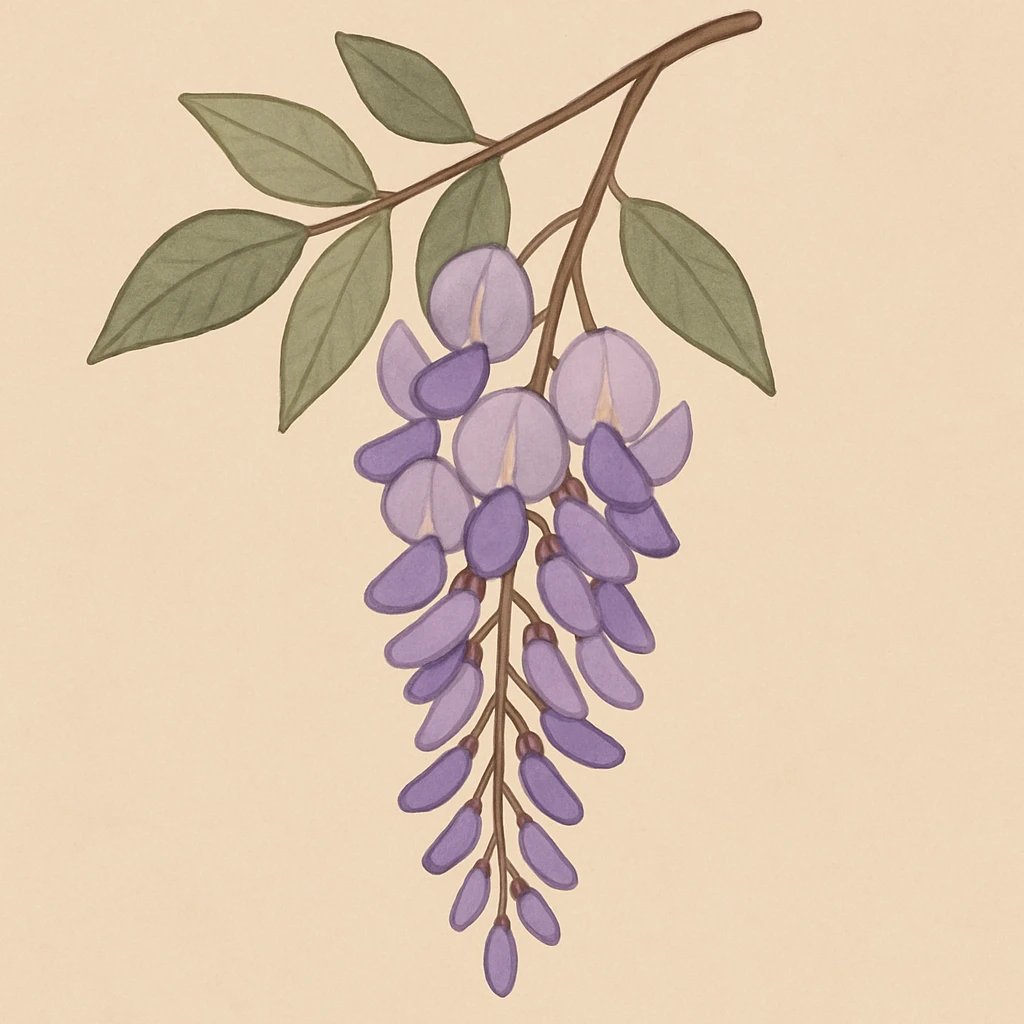 Picture of Wisteria note