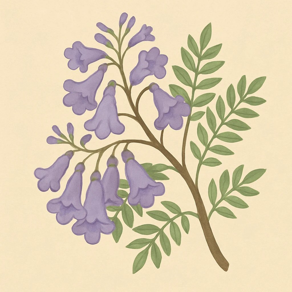 Picture of Jacaranda note