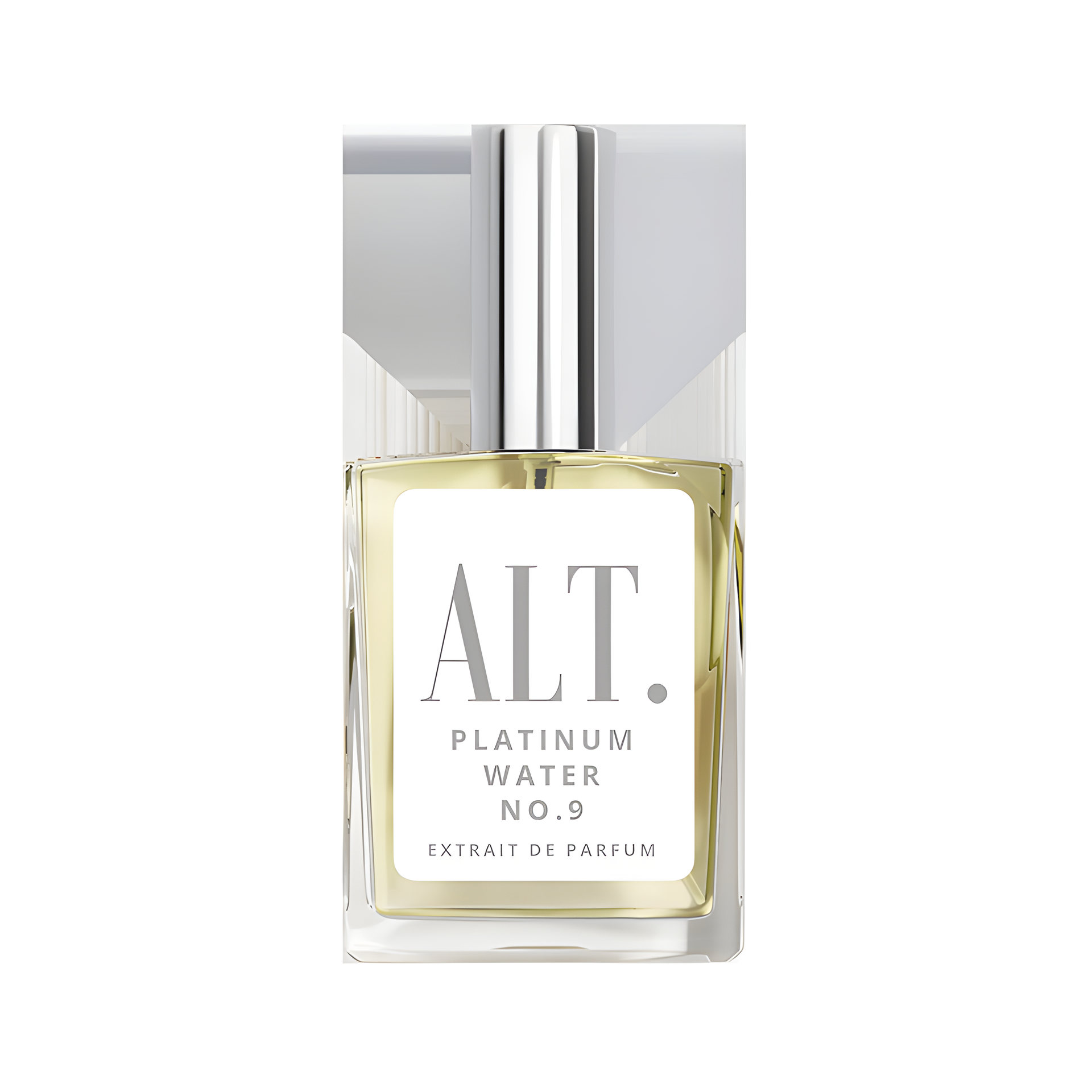 Platinum Water by ALT. Fragrances perfume bottle