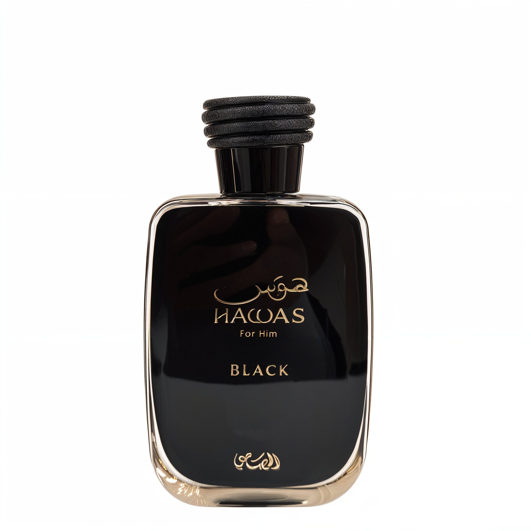 Hawas Black by Rasasi perfume bottle