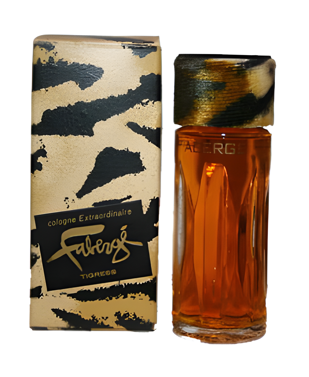 Faberge Tigress by Brut Parfums Prestige perfume bottle