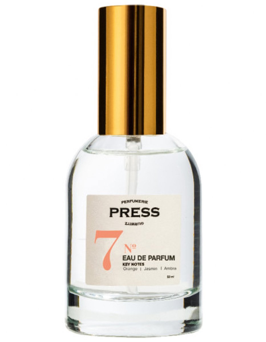 No. 7 by Press Gurwitz Perfumerie perfume bottle