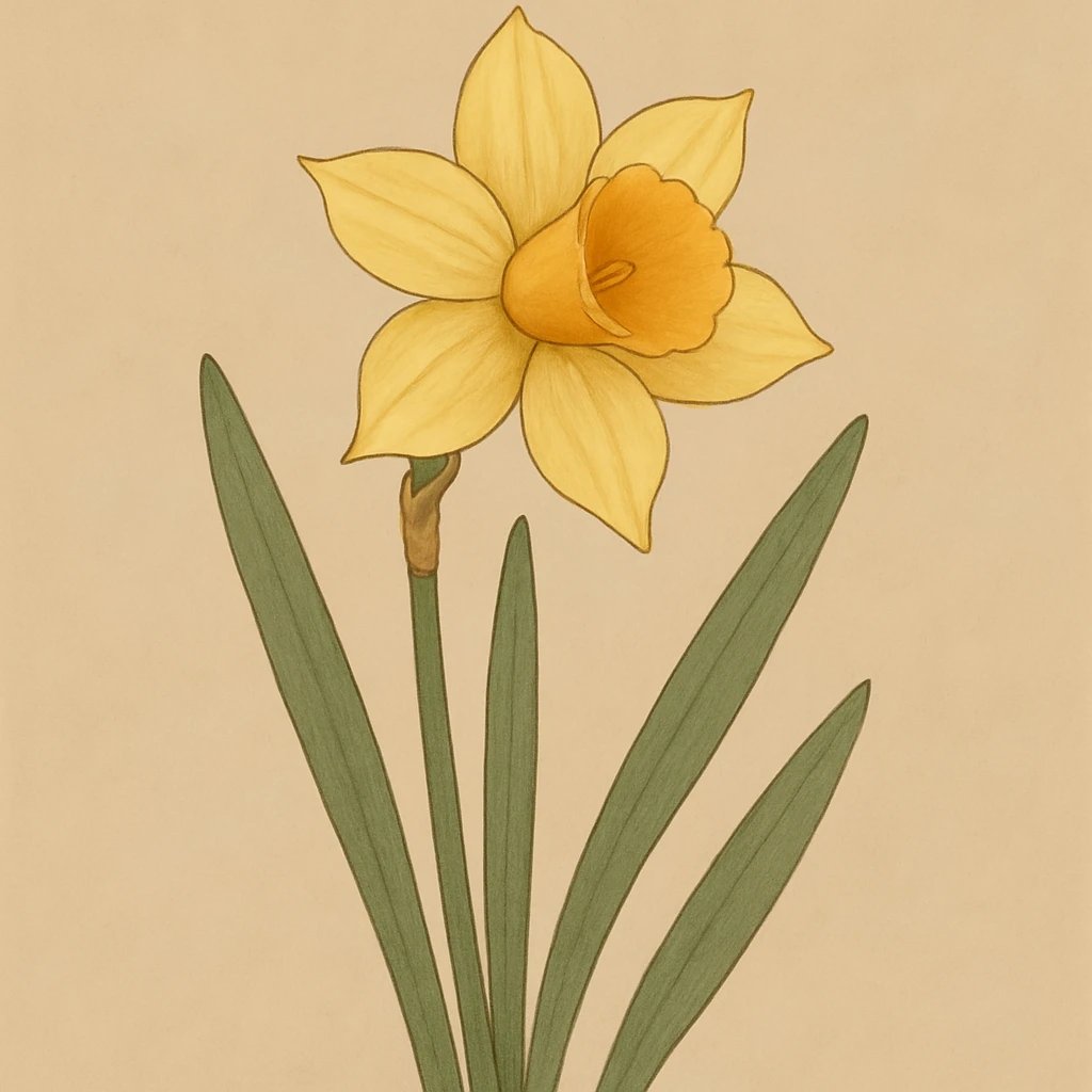 Picture of Daffodil note