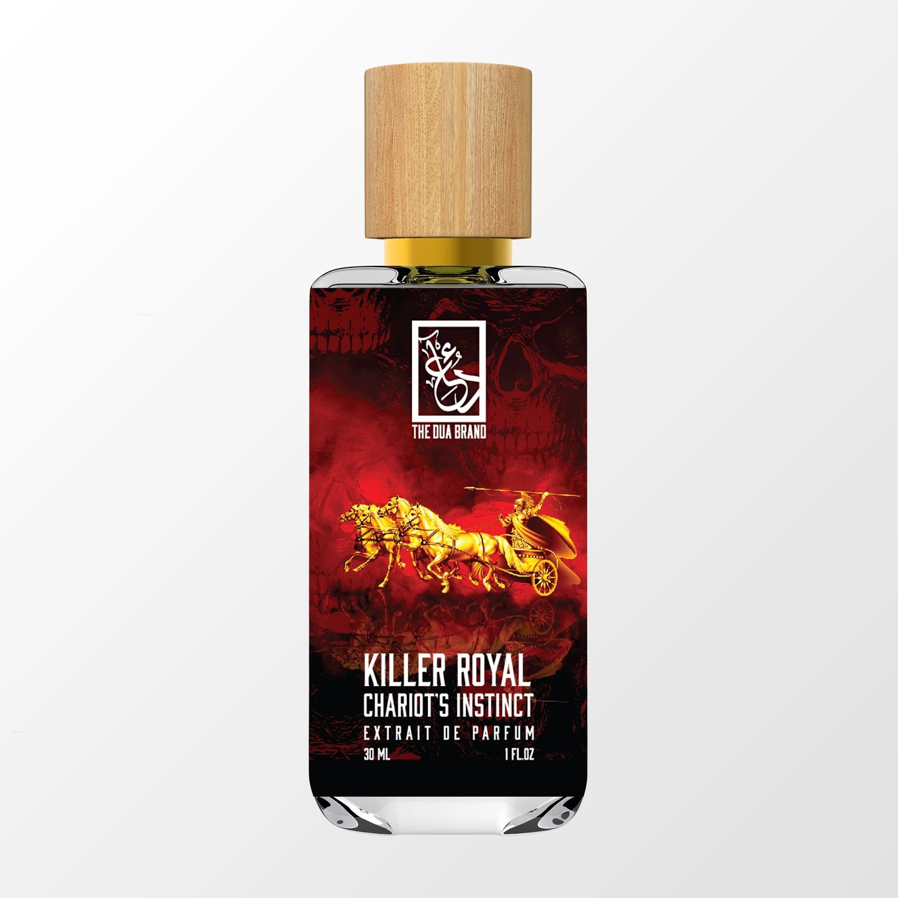 Killer Royal Chariot’s Instinct by The Dua Brand perfume bottle