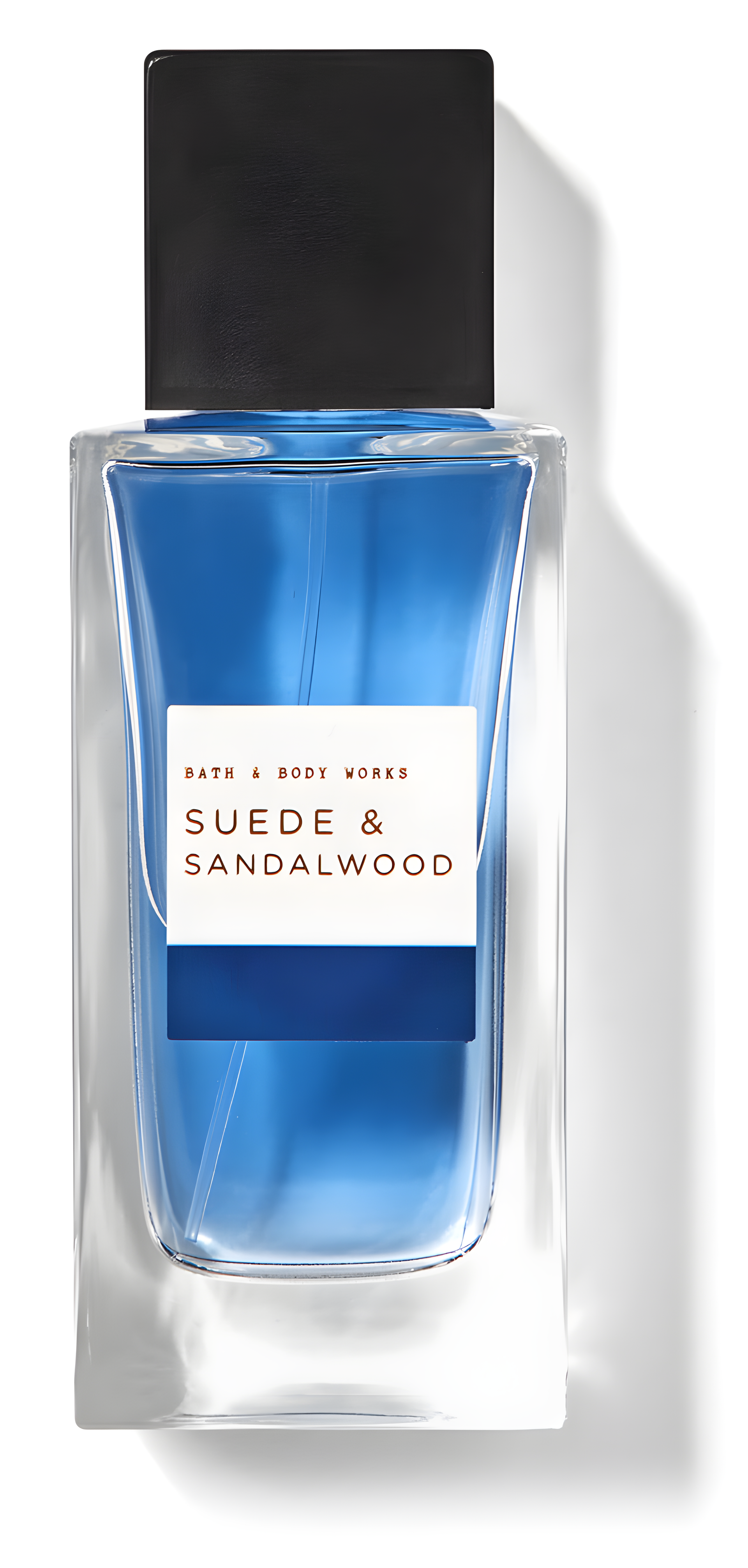 Suede & Sandalwood by Bath & Body Works perfume bottle