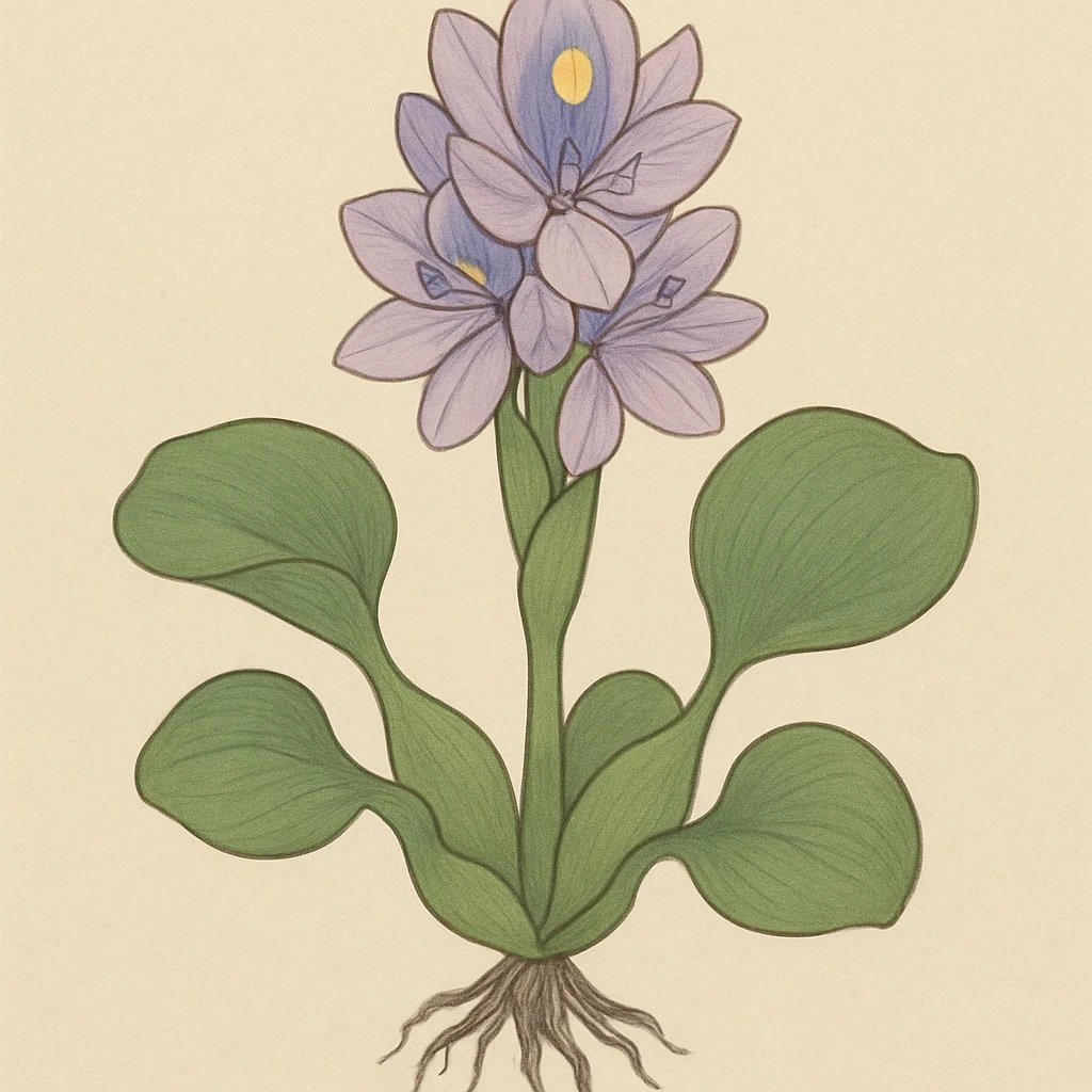 Picture of Water Hyacinth note
