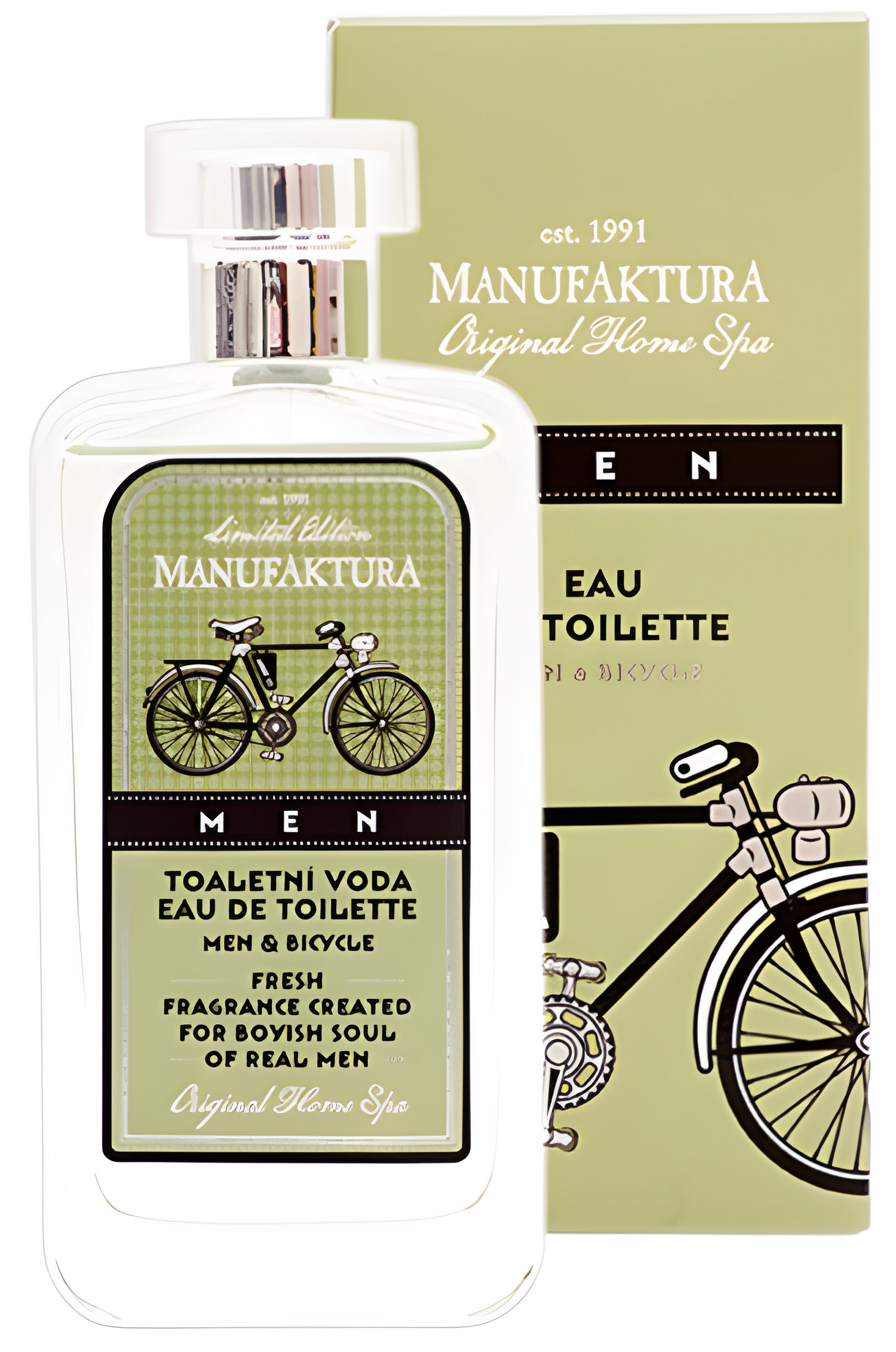 Men & Bicycle by Manufaktura perfume bottle
