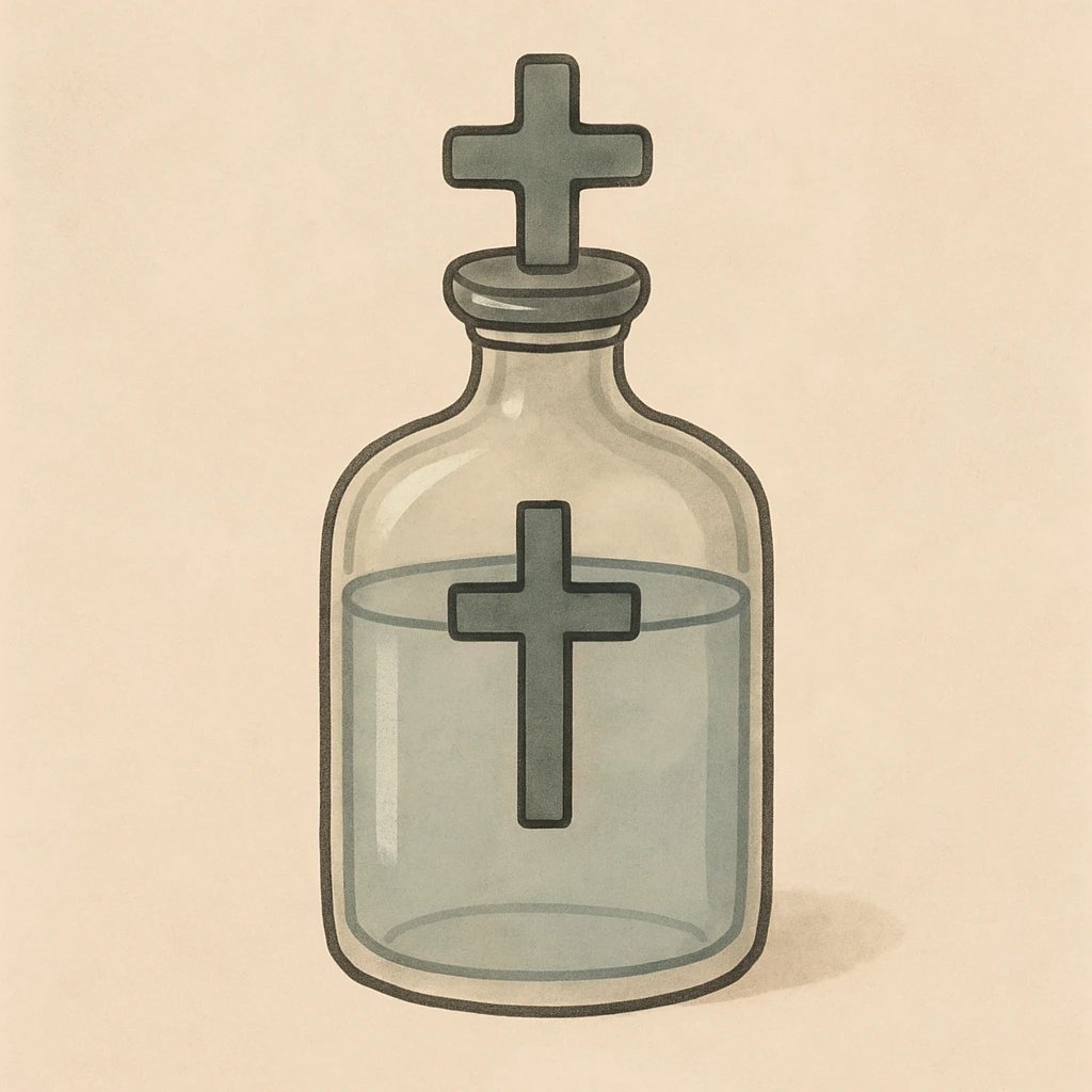 Picture of Holy Water note