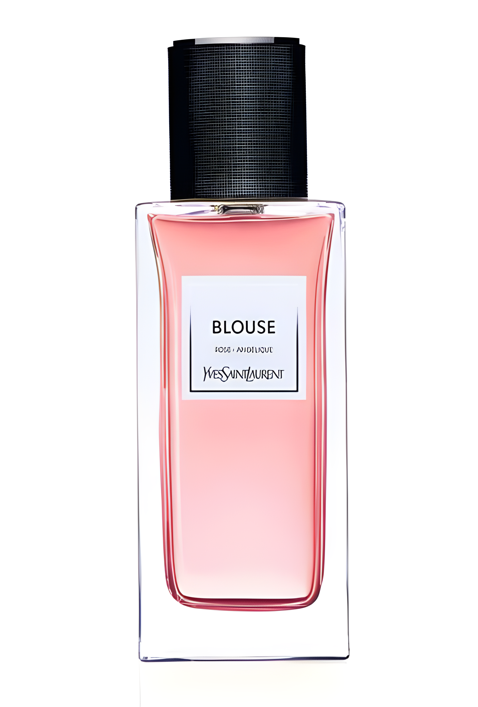 Blouse by Yves Saint Laurent perfume bottle