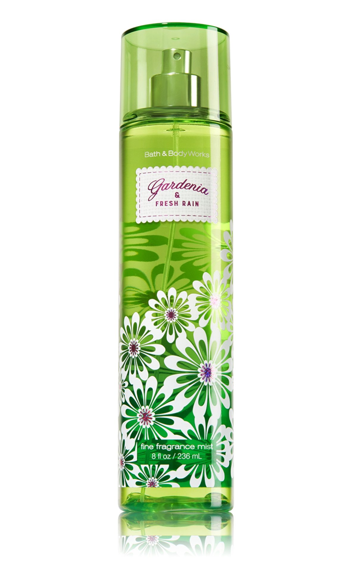 Gardenia & Fresh Rain by Bath & Body Works perfume bottle