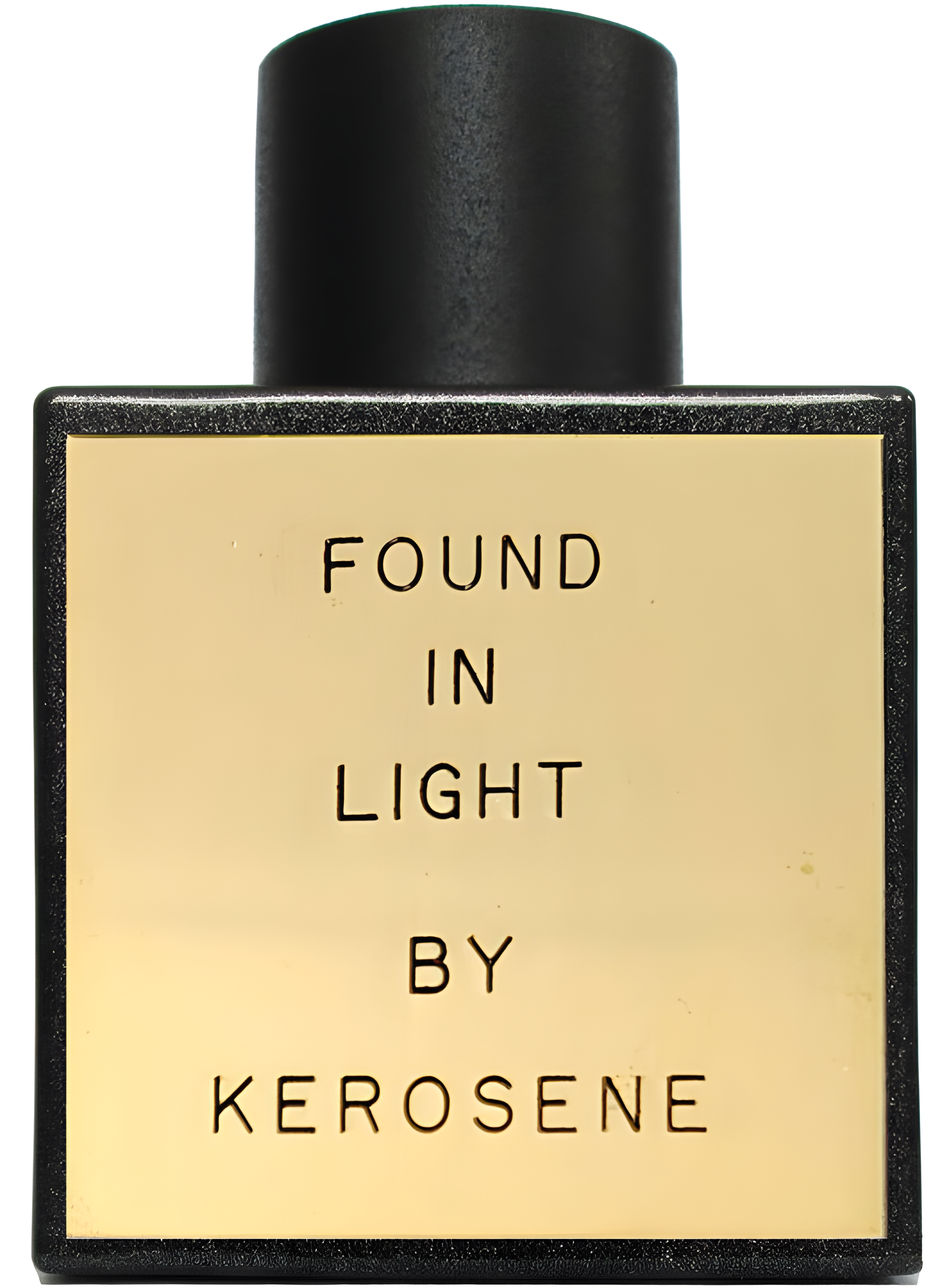 Found in Light by Kerosene perfume bottle