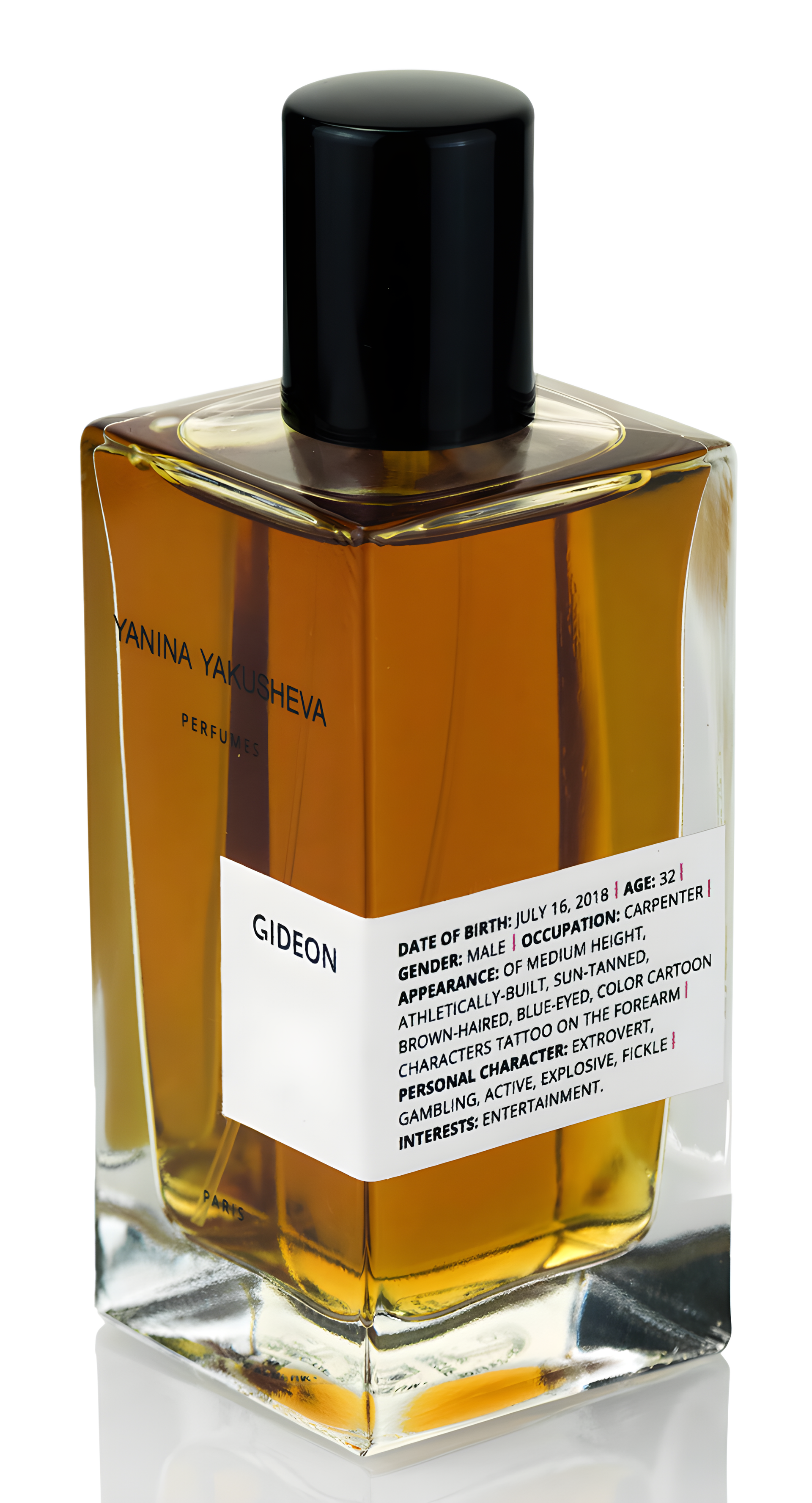Gideon by Yanina Yakusheva perfume bottle
