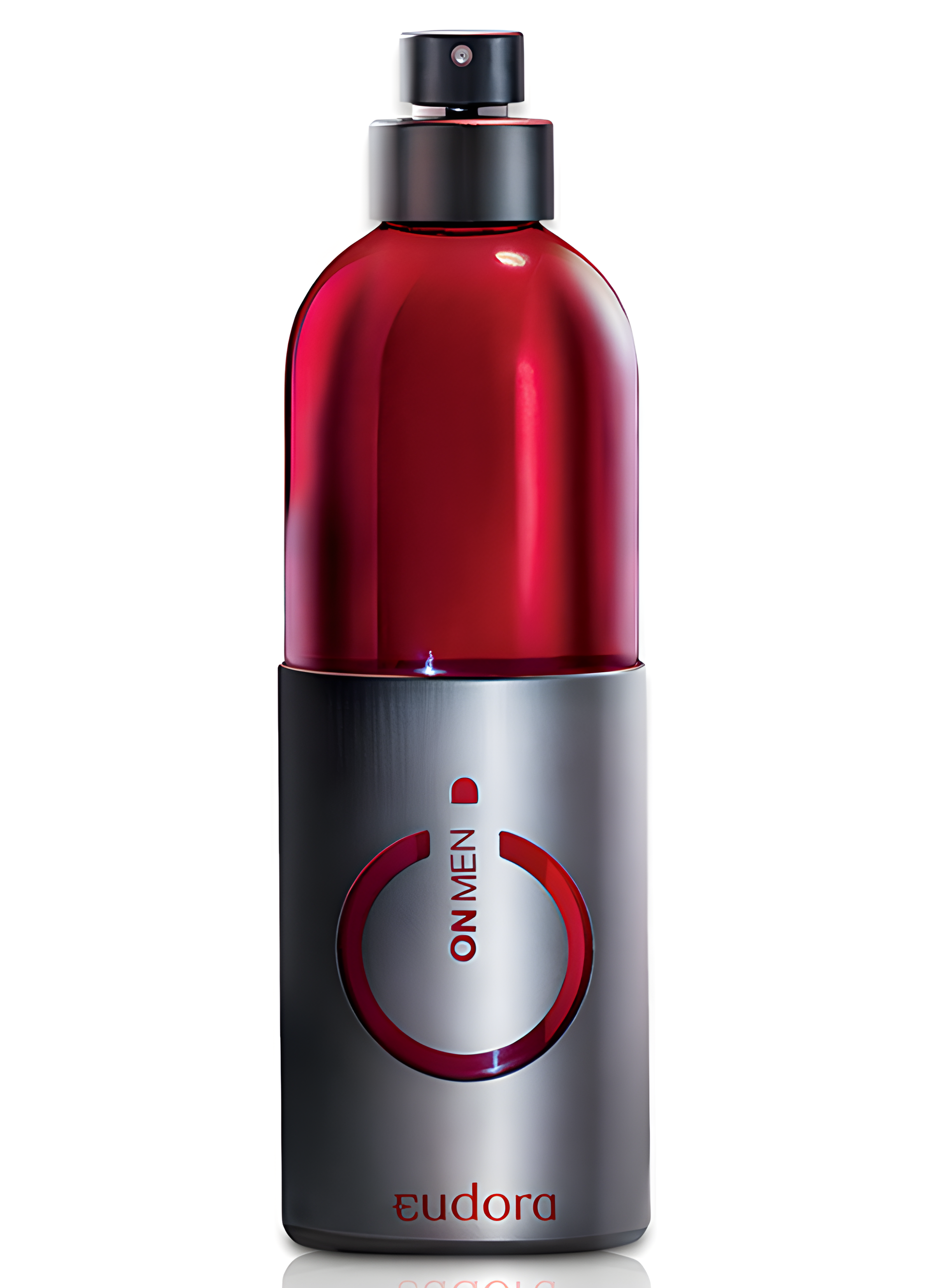 On Men Red by Eudora perfume bottle
