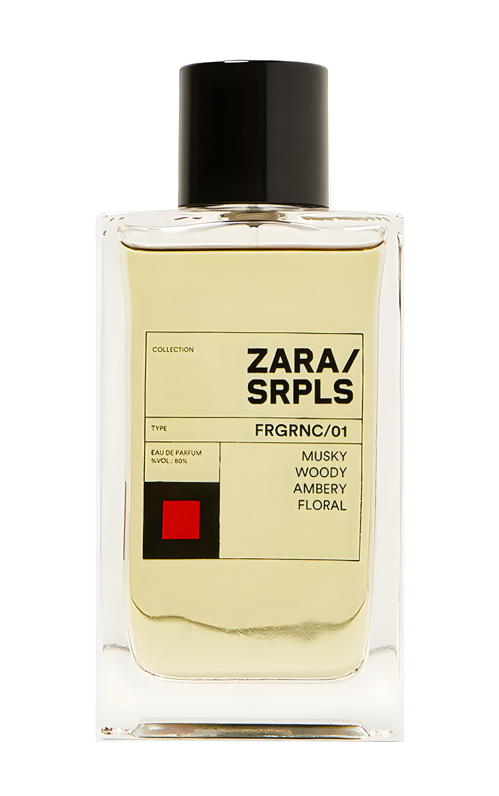 SRPLS FRGRNC 01 by Zara perfume bottle