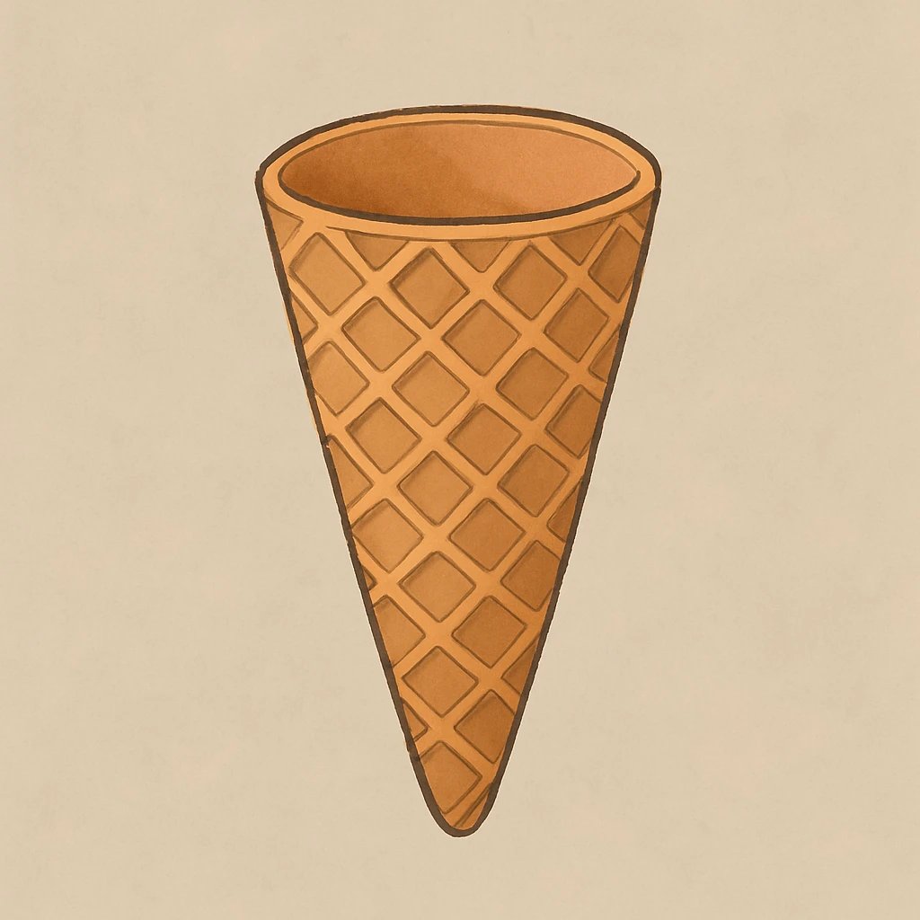 Picture of Cone Waffle note