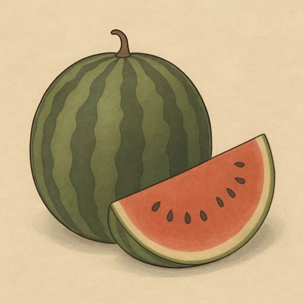 Picture of Watermelon note
