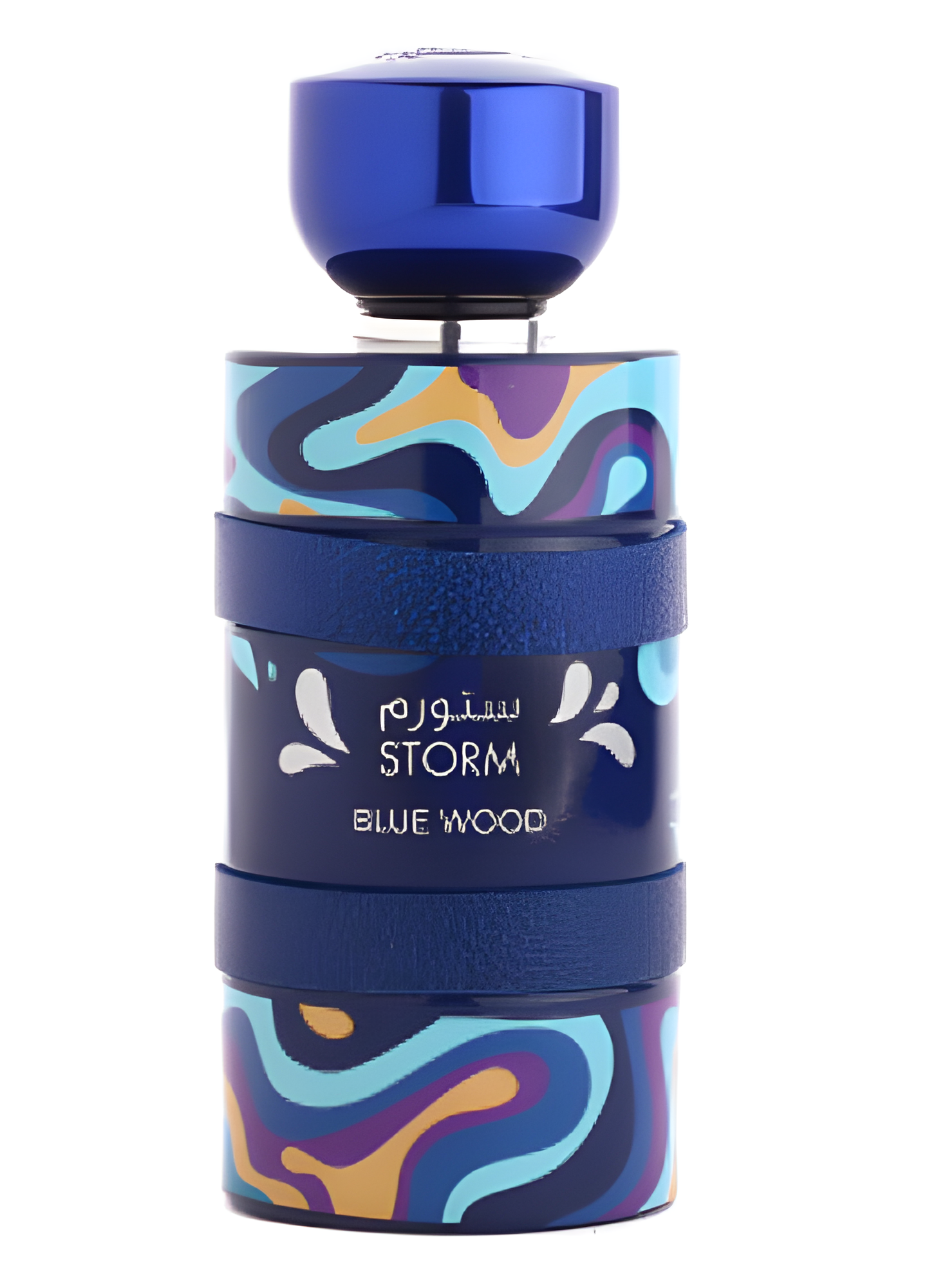 Storm Blu Wood by Aldakheel Oud perfume bottle