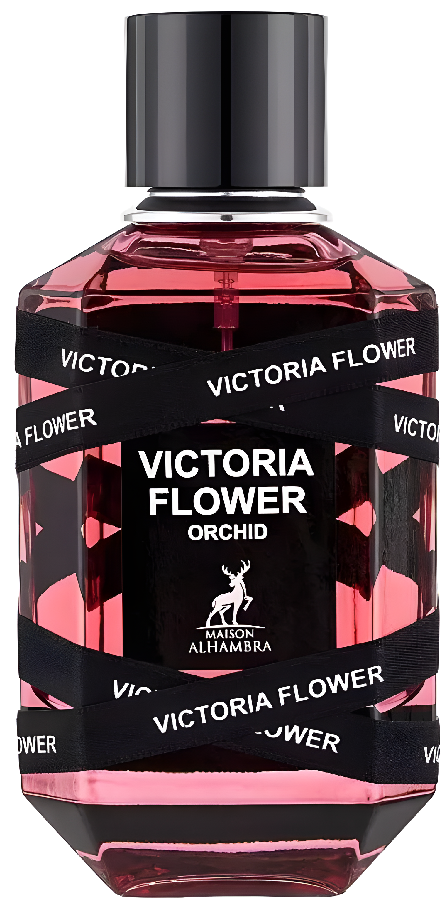 Victoria Flower Orchid by Maison Alhambra perfume bottle