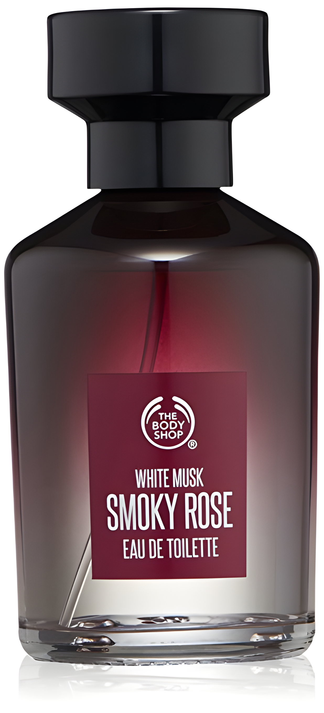 White Musk Smoky Rose by The Body Shop perfume bottle