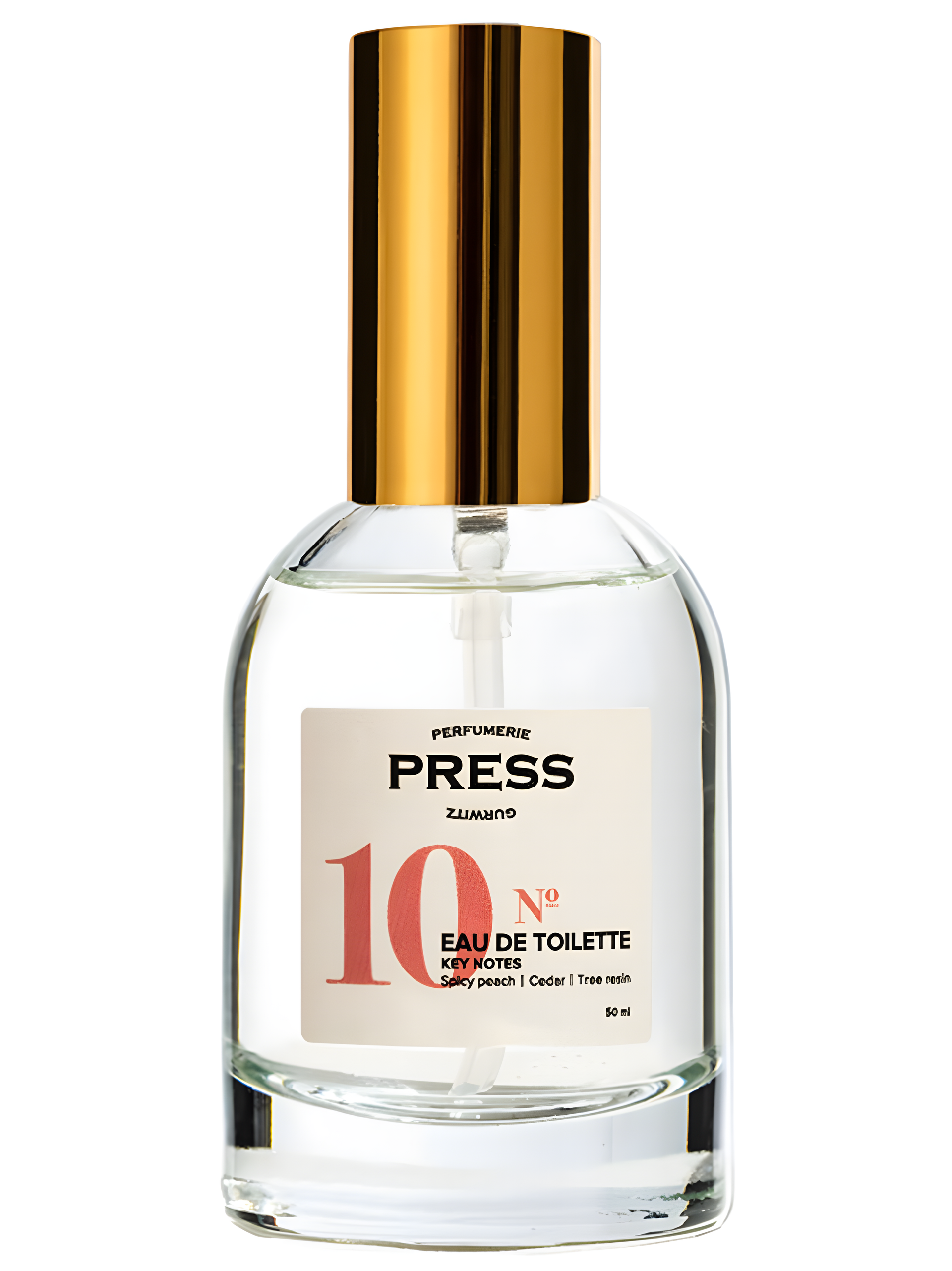 No. 10 by Press Gurwitz Perfumerie perfume bottle