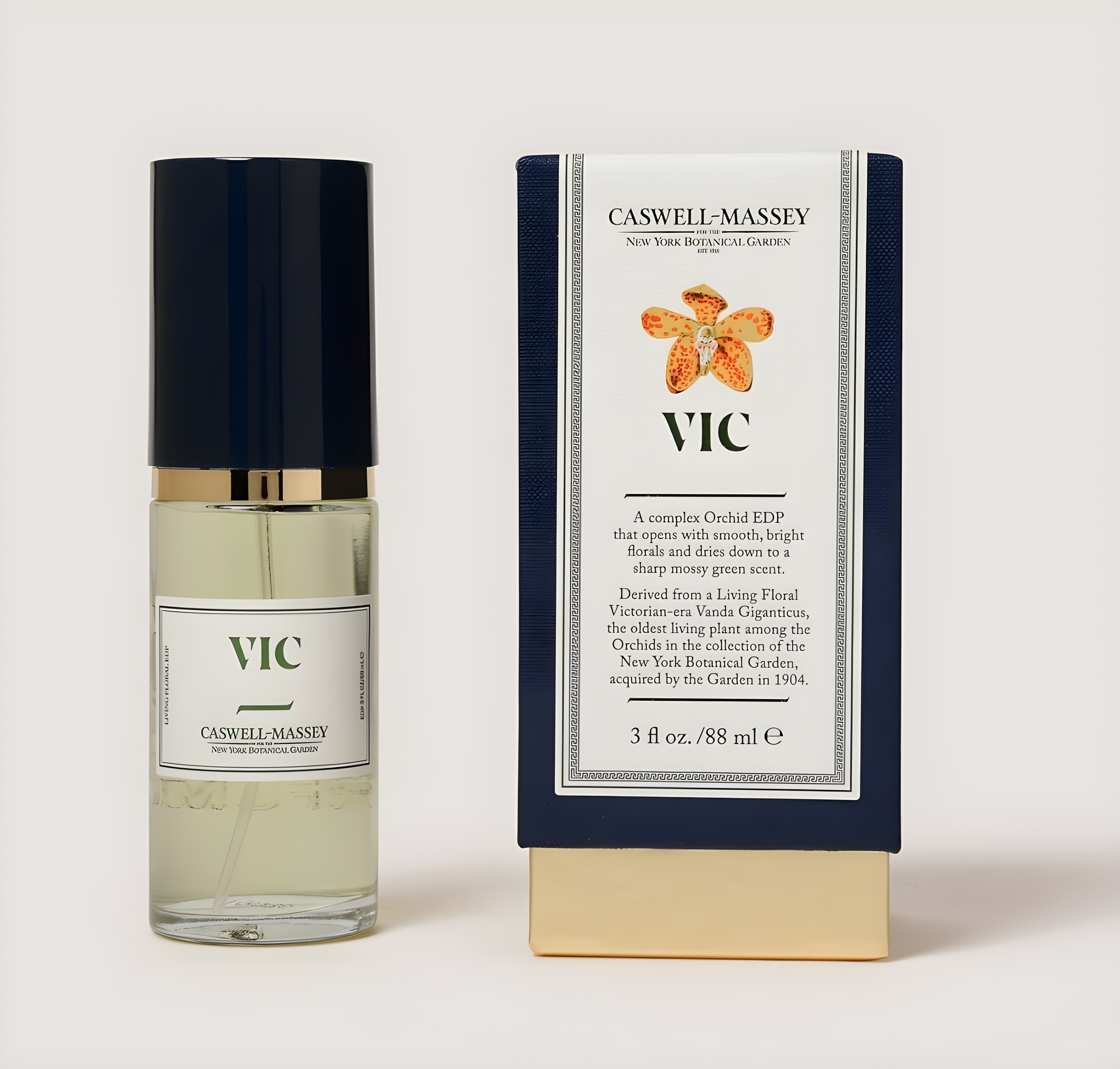 VIC Orchid by Caswell Massey perfume bottle