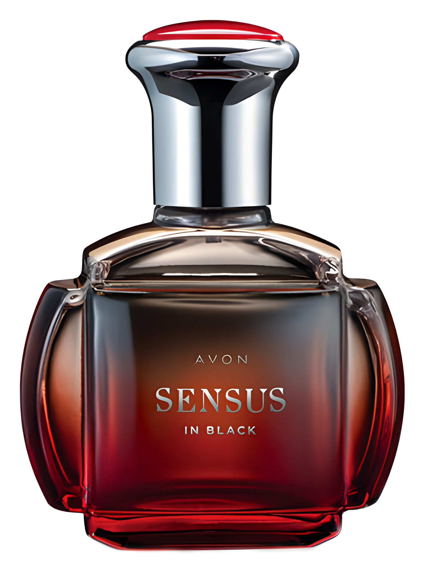 Sensus in Black by Avon perfume bottle