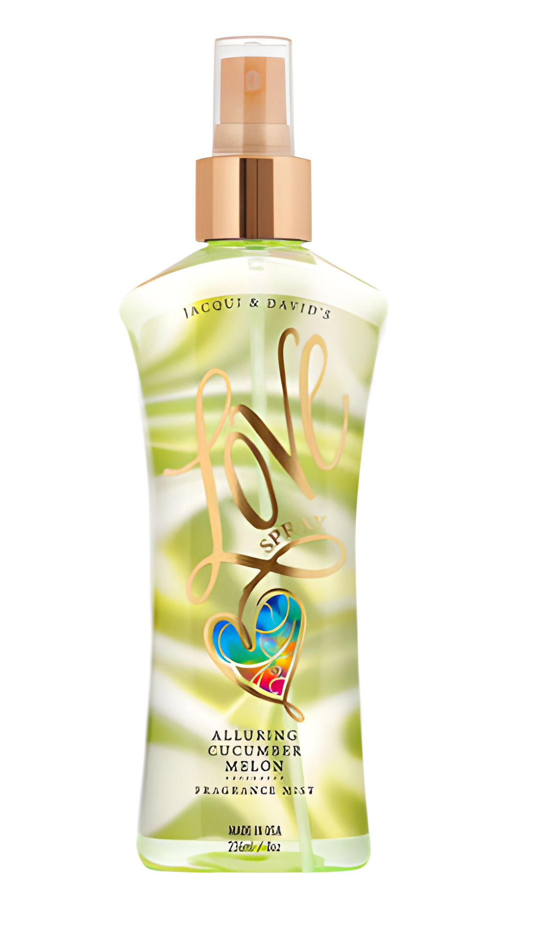 Love Spray Alluring Melon by Jacqui & David perfume bottle