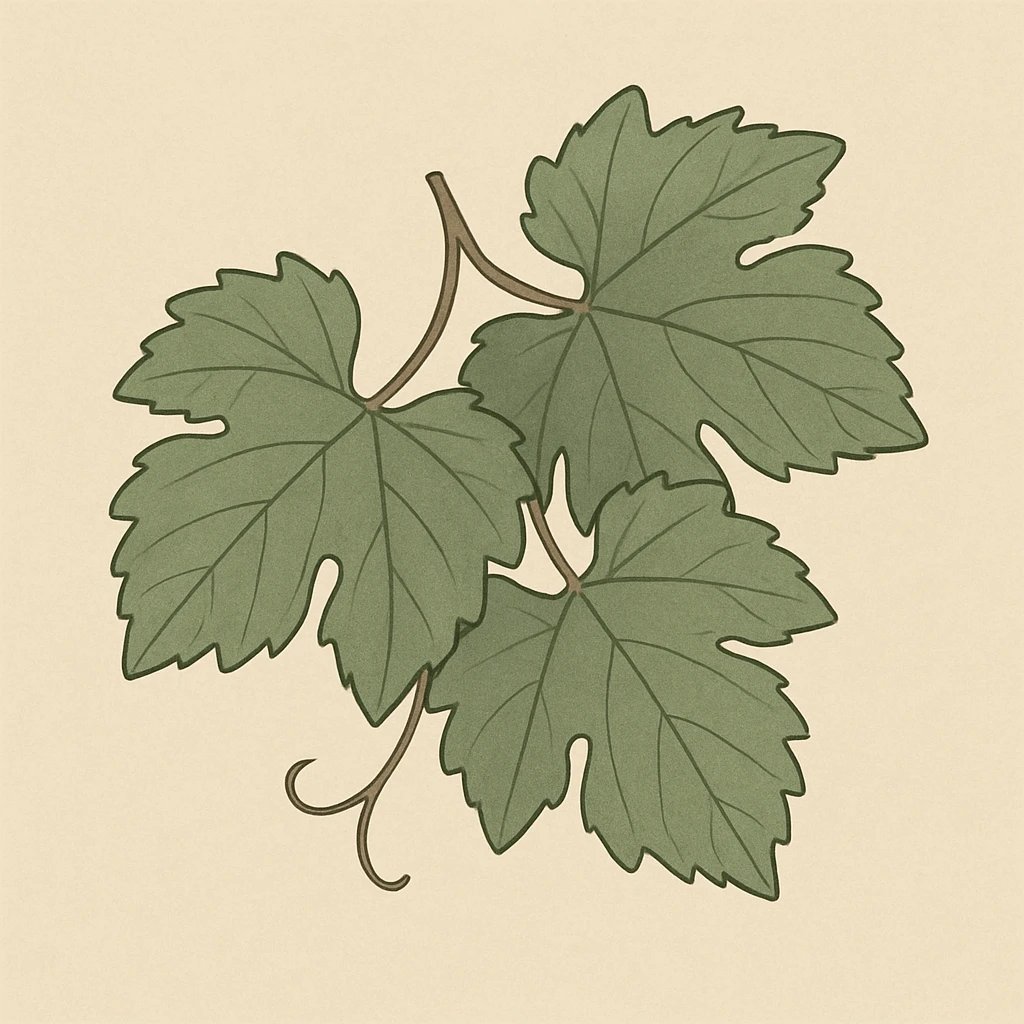Picture of Grape Leaves note