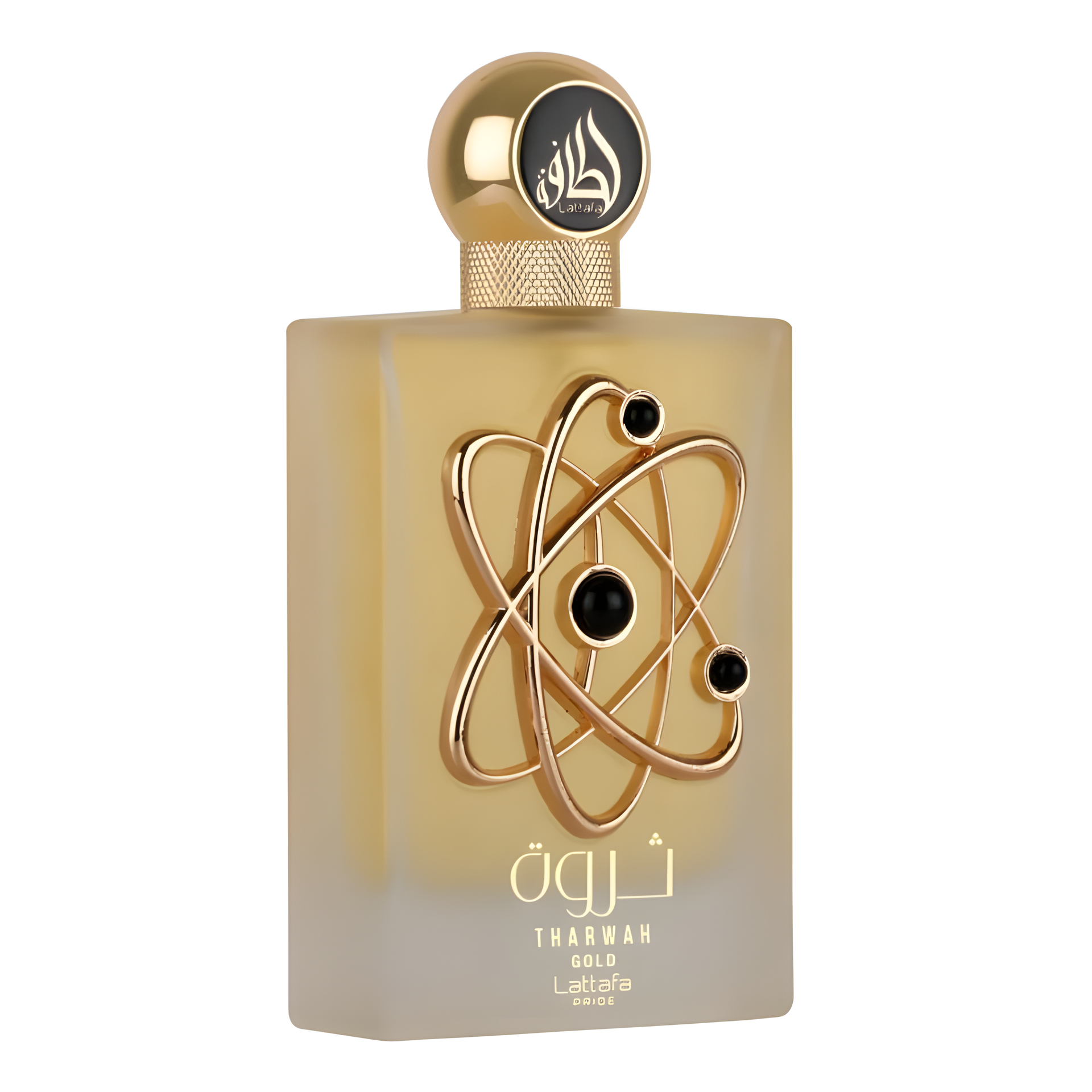 Tharwah Gold by Lattafa Perfumes perfume bottle