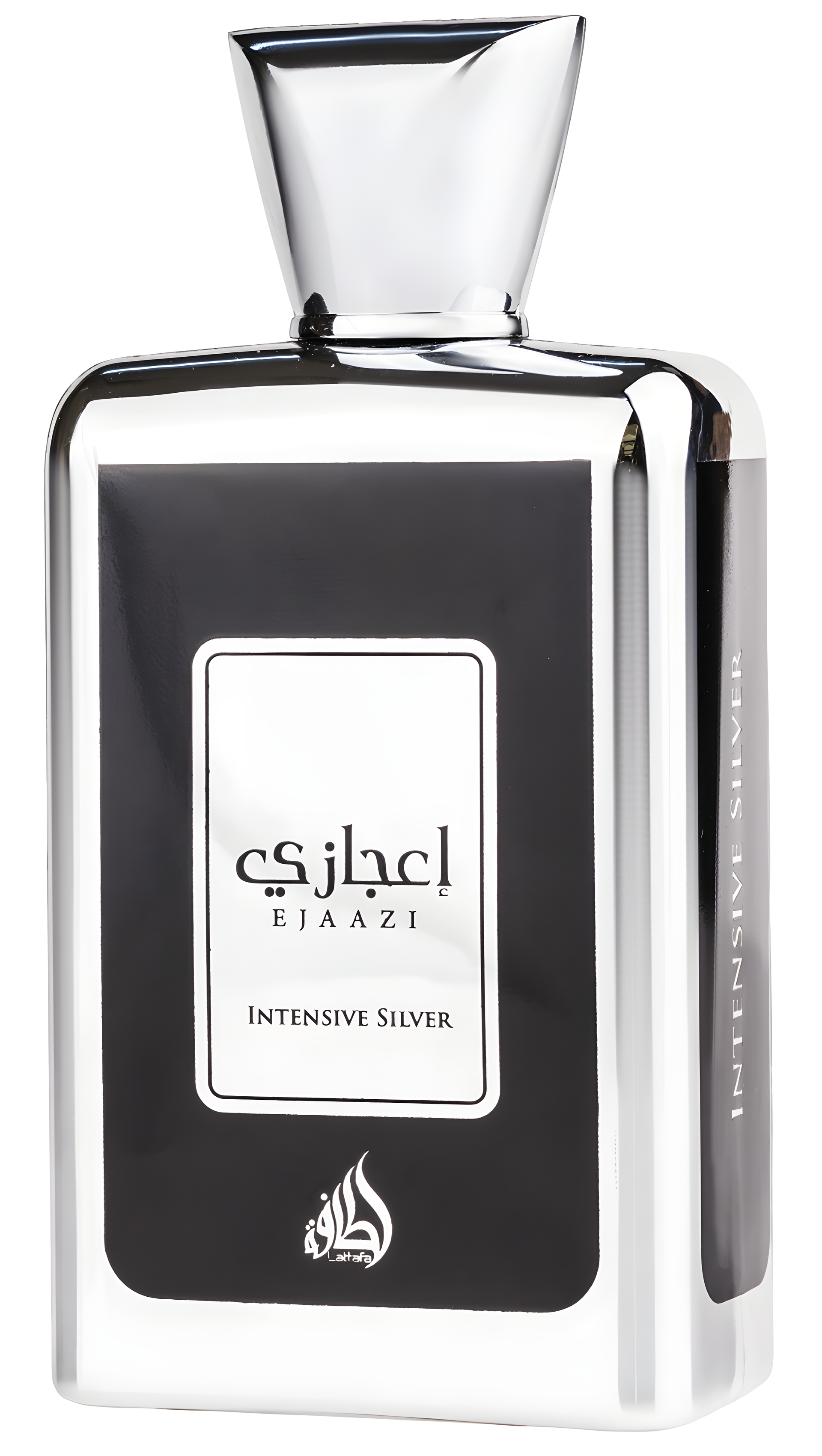 Ejaazi Intensive Silver by Lattafa Perfumes perfume bottle