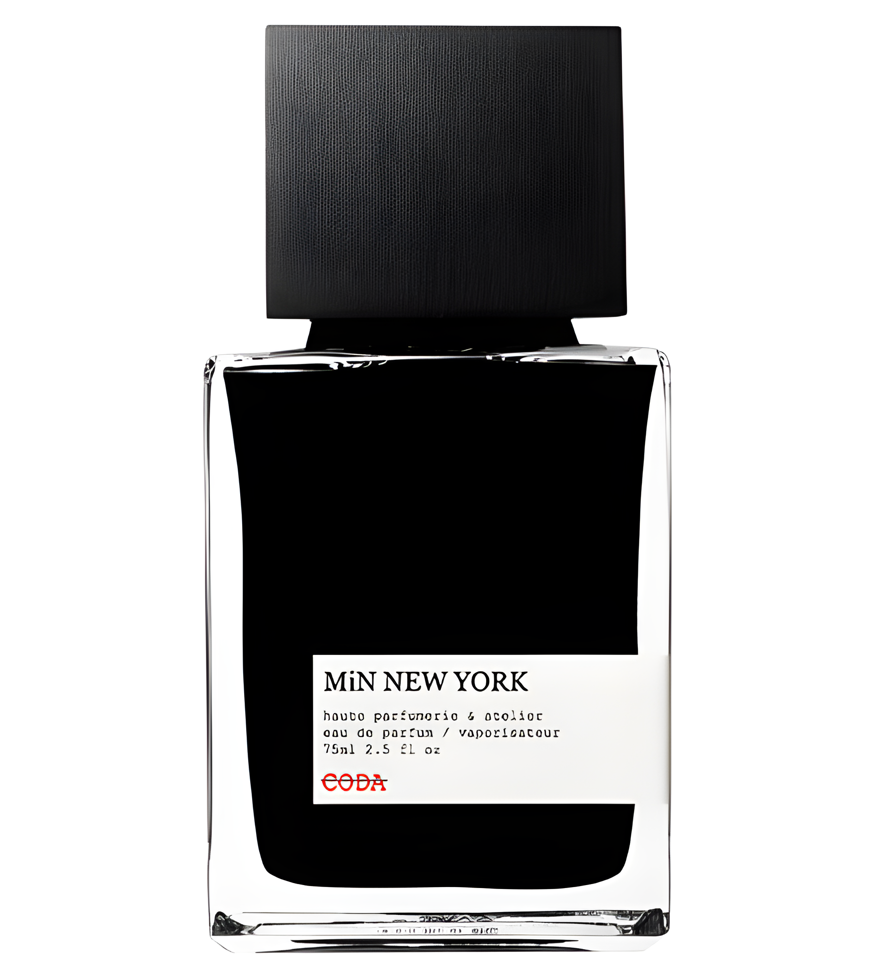 Coda by MiN New York perfume bottle
