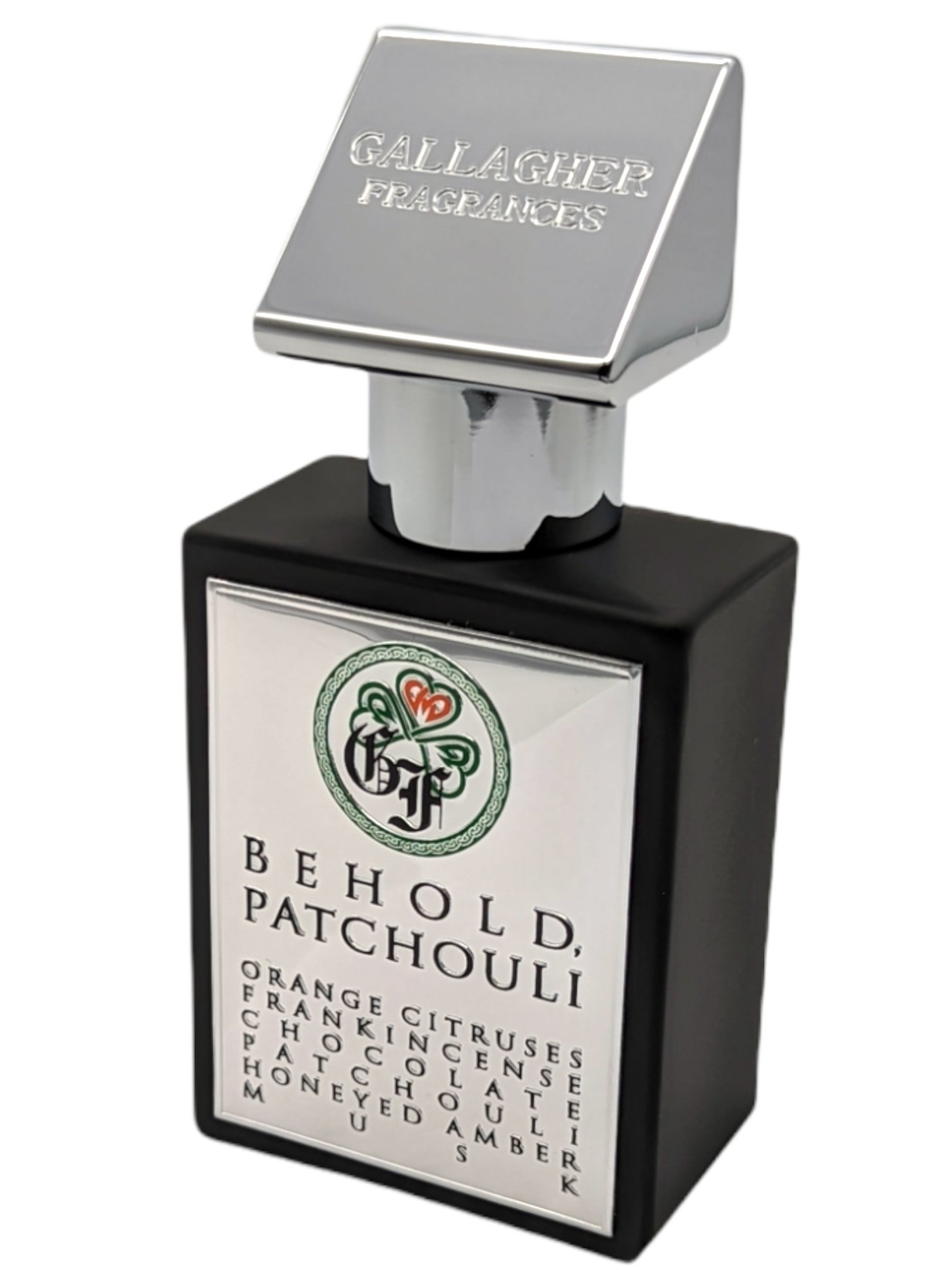 Behold, Patchouli by Gallagher Fragrances perfume bottle