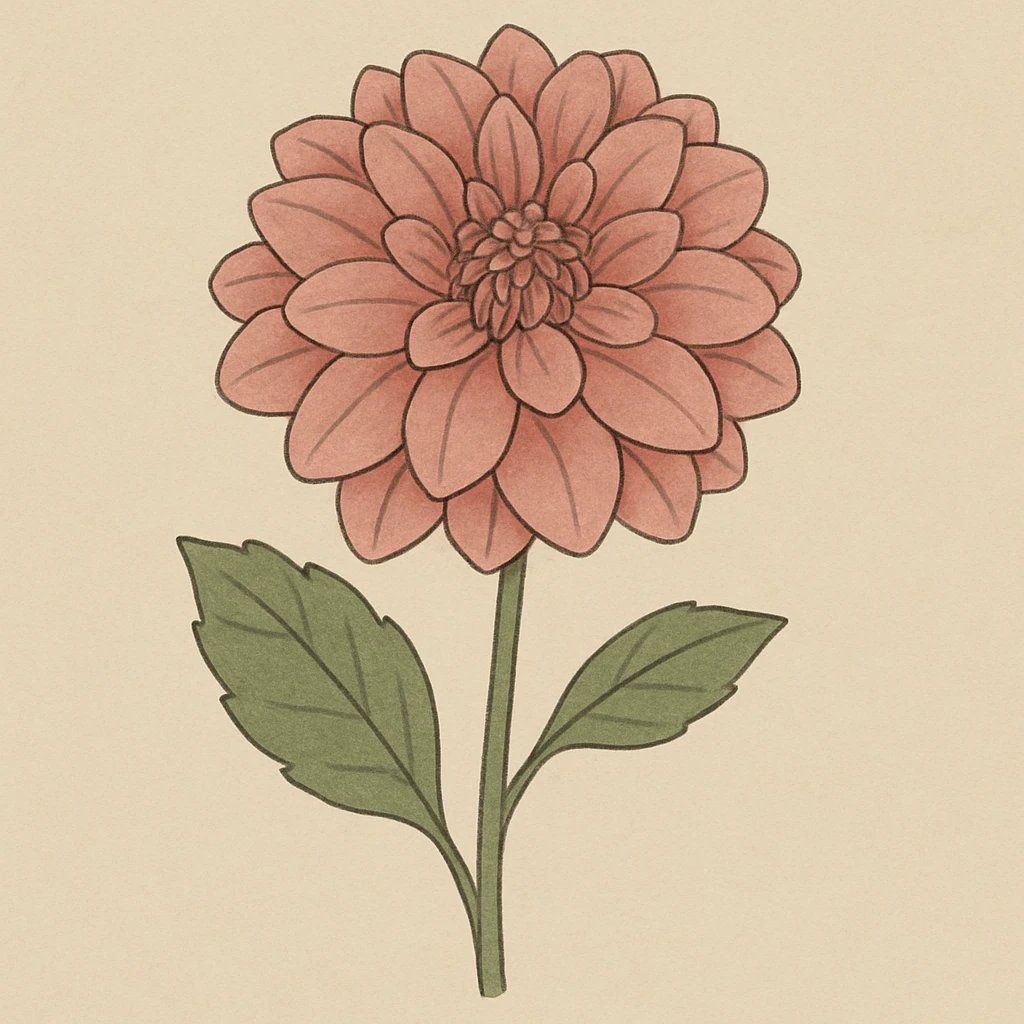 Picture of Dahlia note